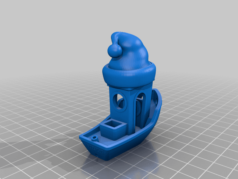 christmas benchy 3d model