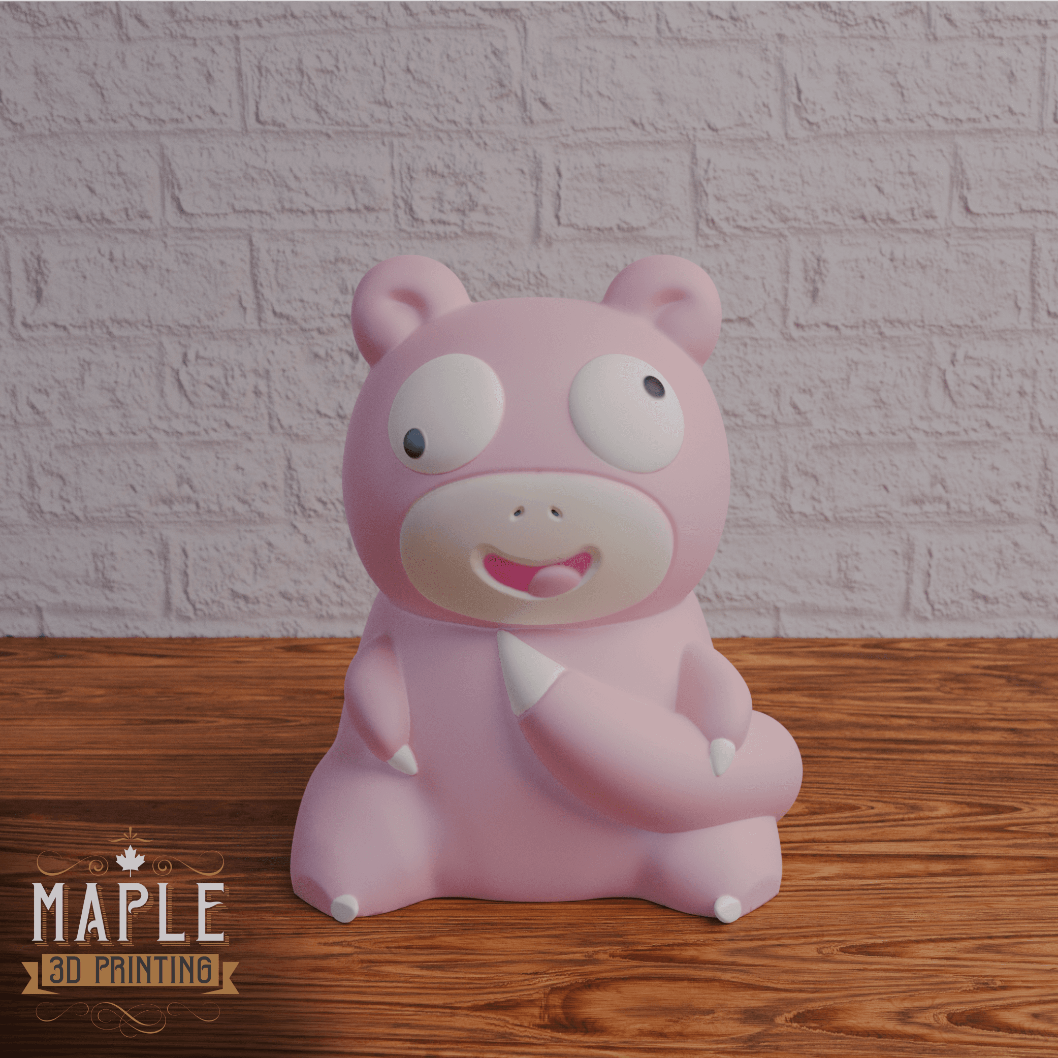 Derpy Slowpoke - Pokemon 3d model