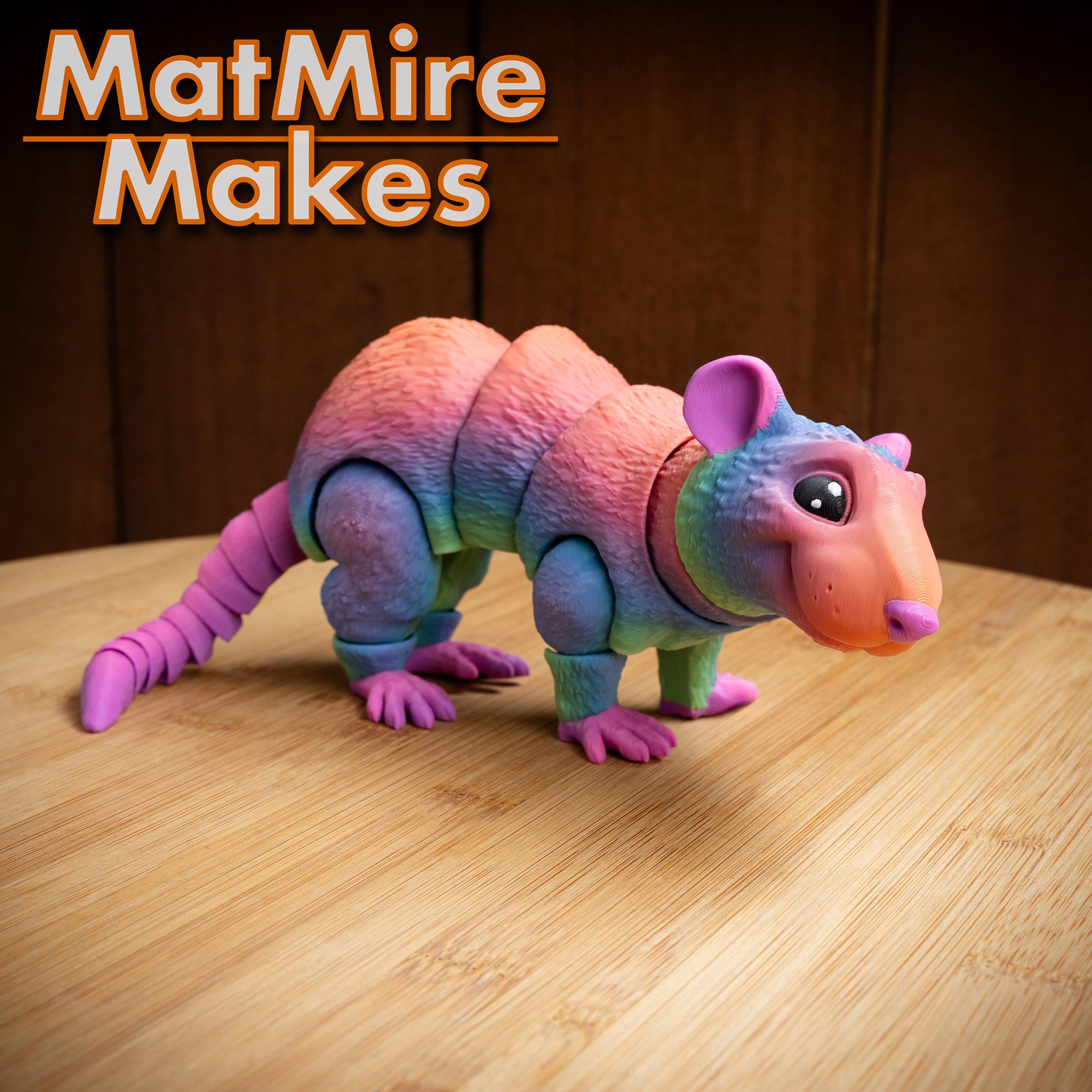 Rat - Articulated Figure 3d model