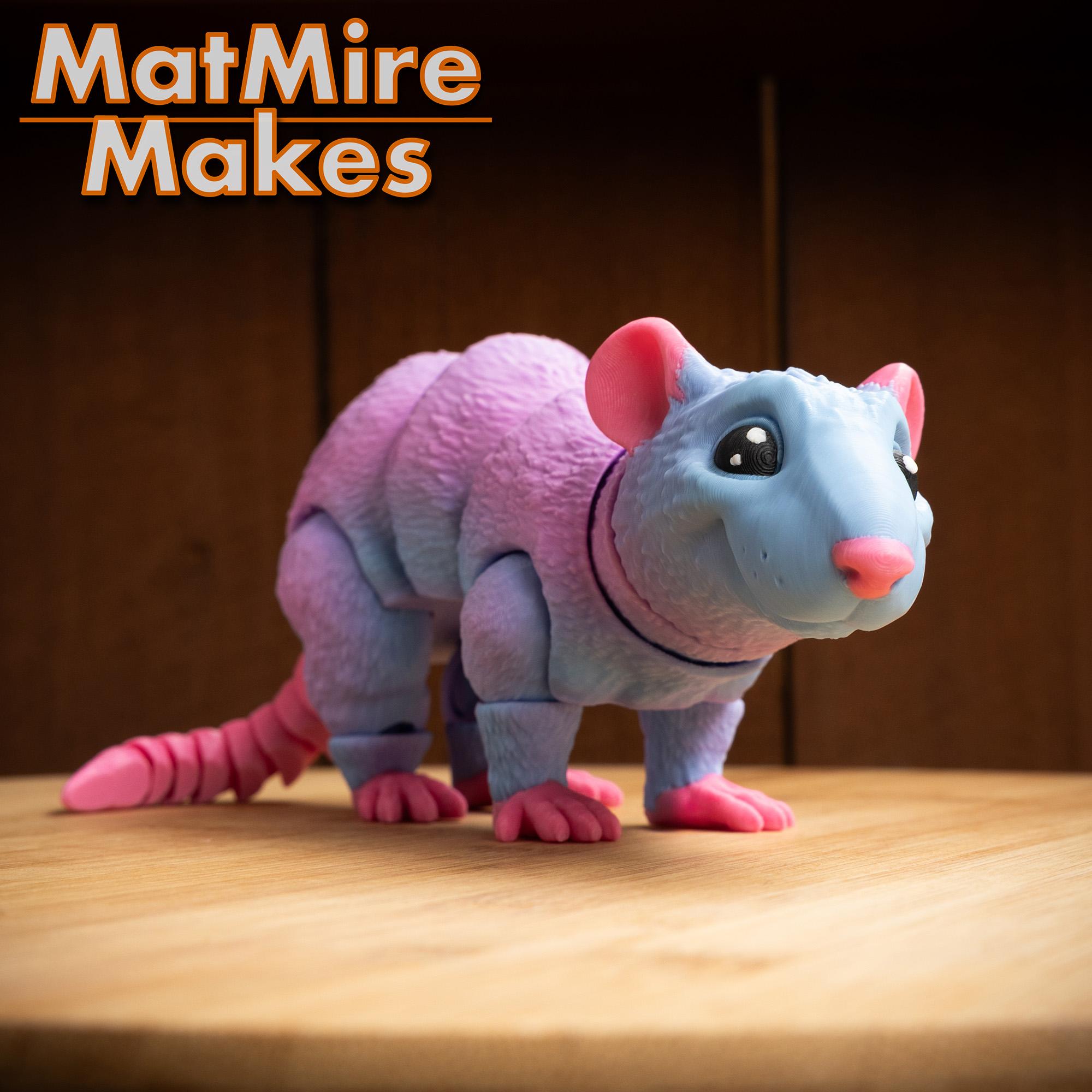 Rat - Articulated Figure 3d model