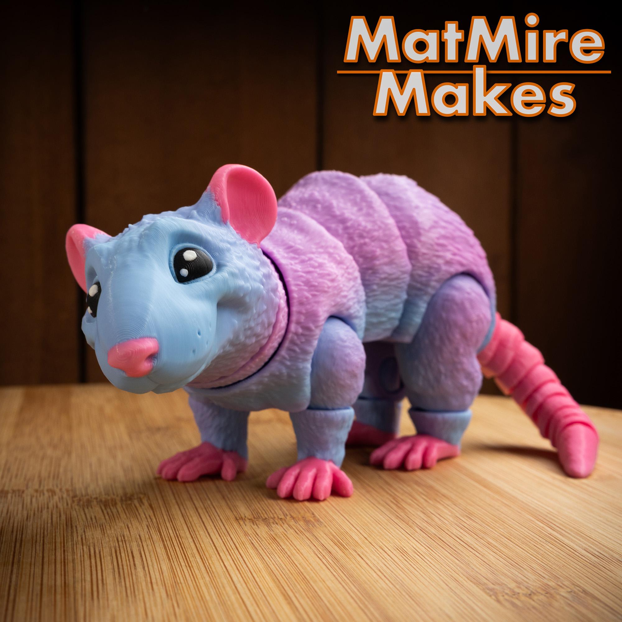 Rat - Articulated Figure 3d model