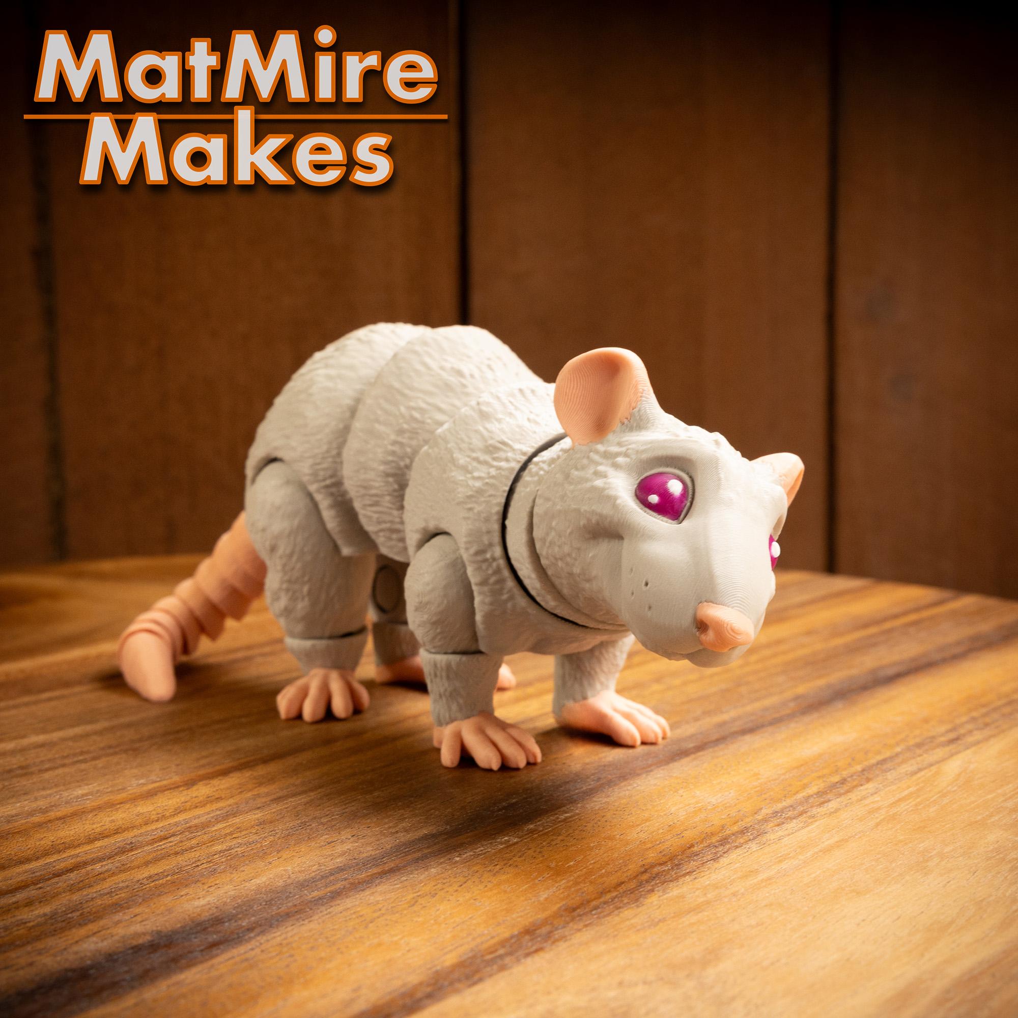 Rat - Articulated Figure 3d model