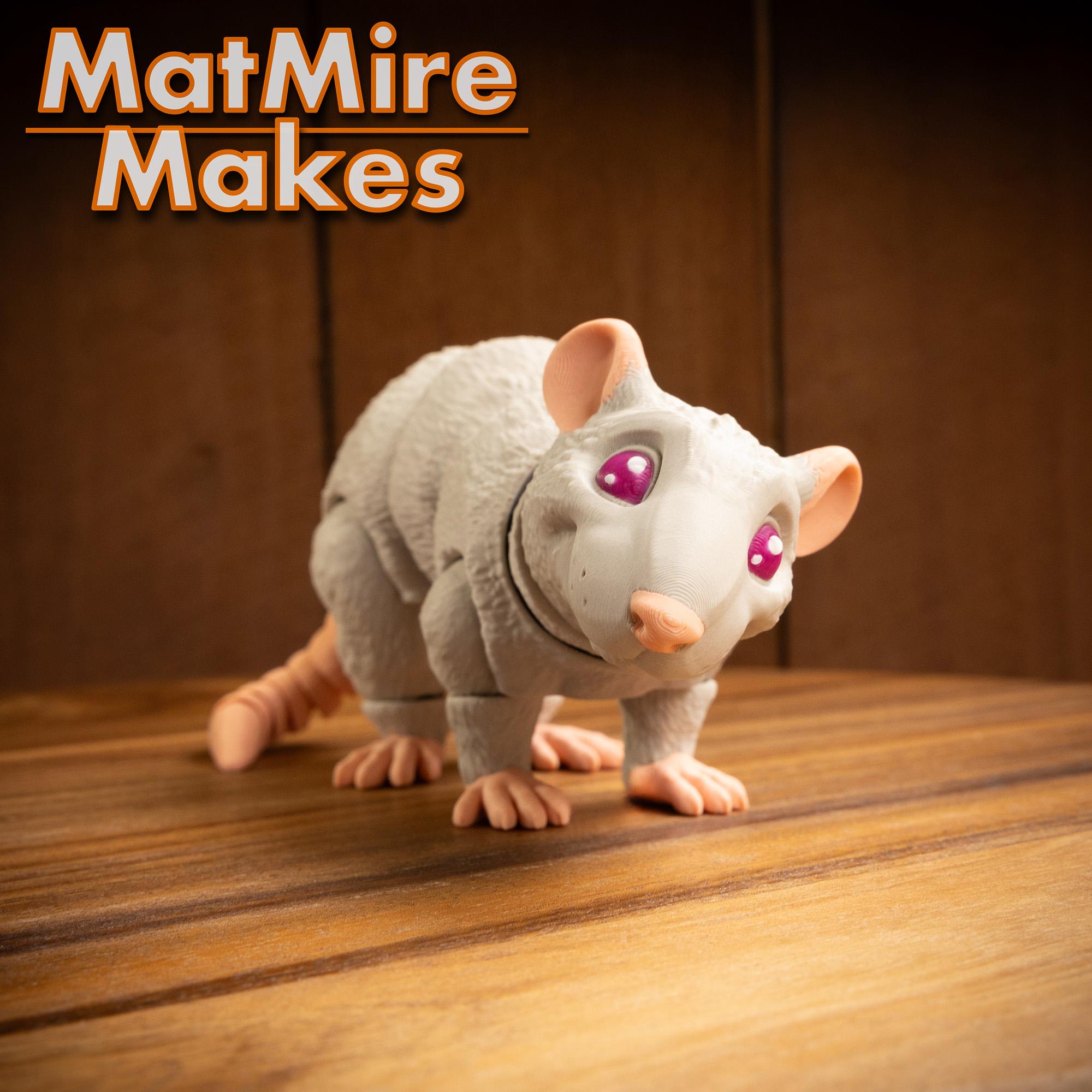 Rat - Articulated Figure 3d model