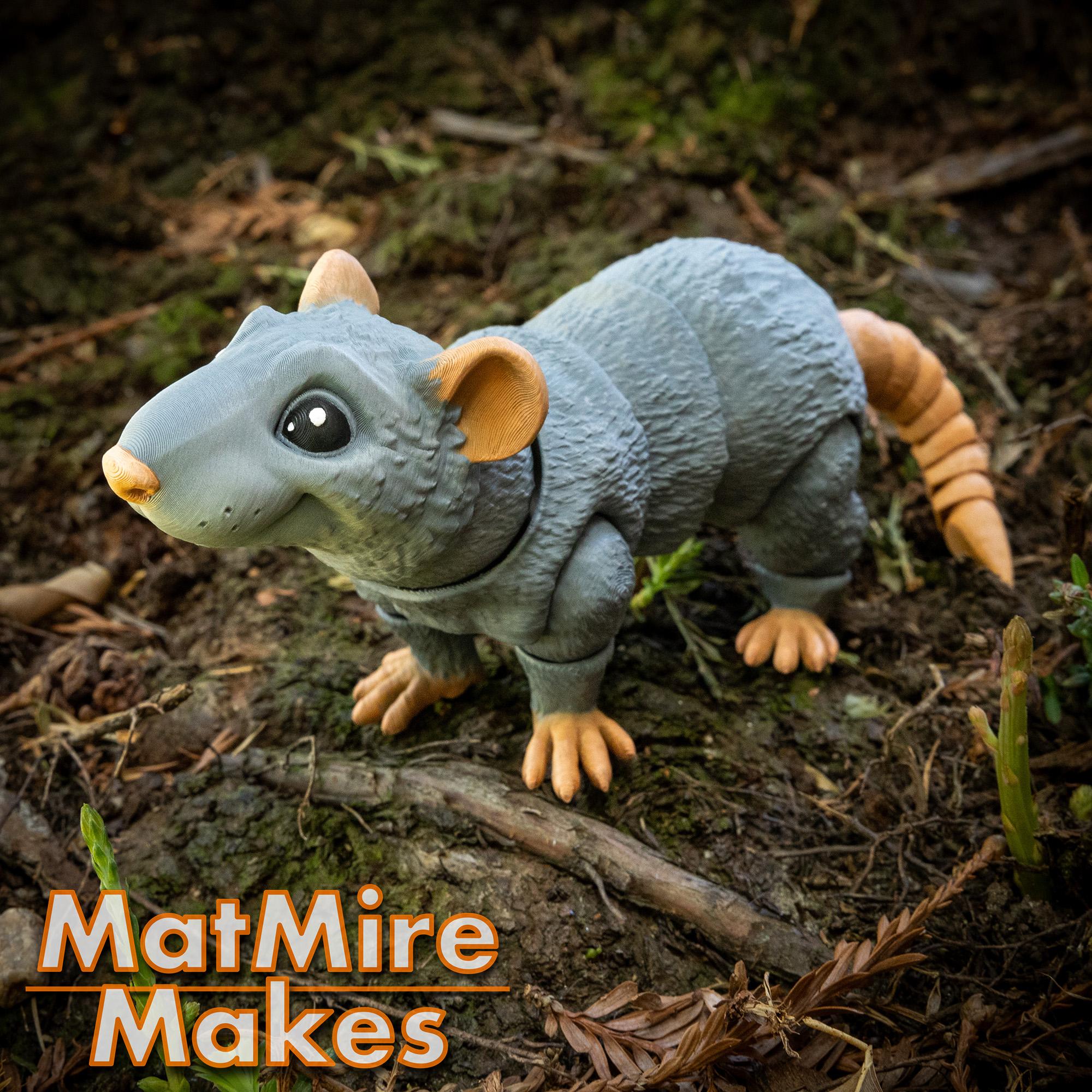 Rat - Articulated Figure 3d model