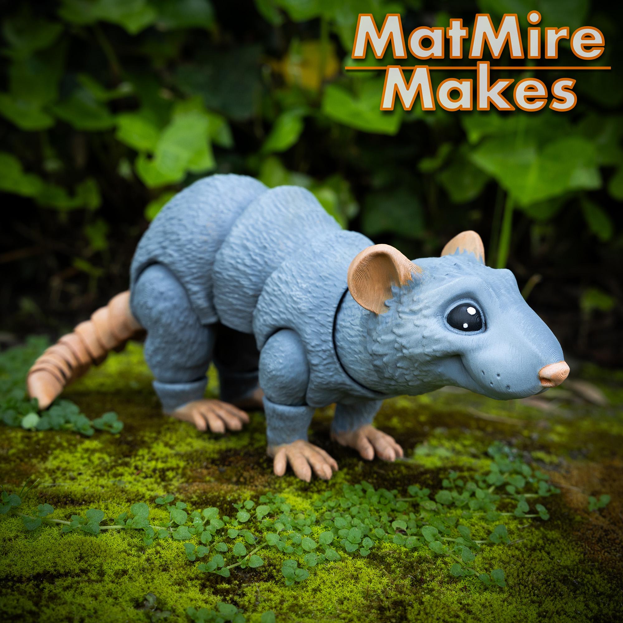 Rat - Articulated Figure 3d model