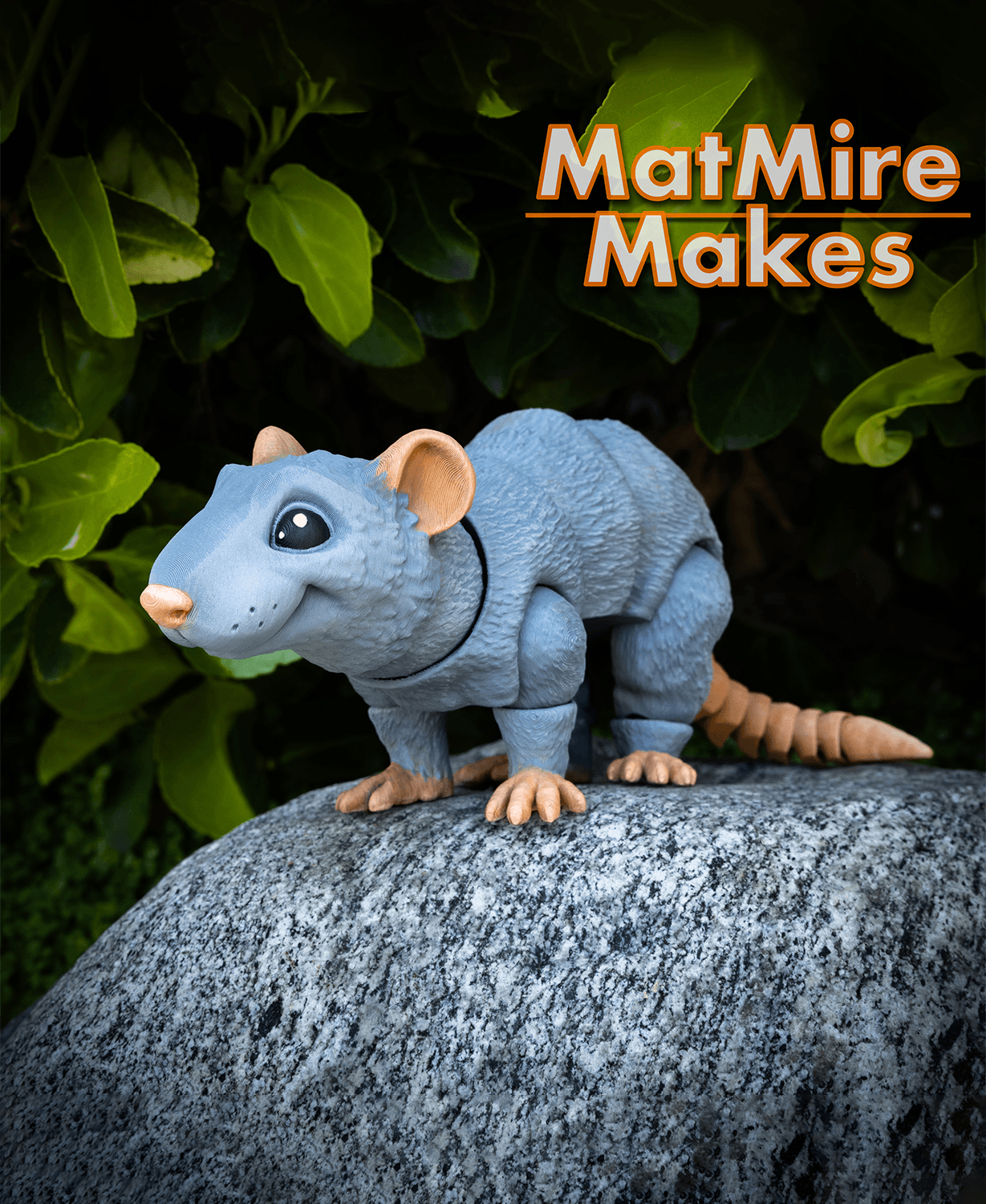 Rat - Articulated Figure 3d model