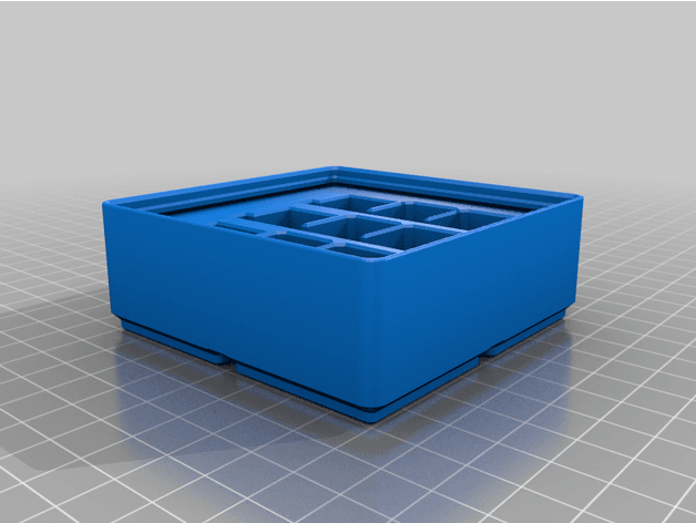 Gridfinity - Raspberry Pi 4 (x3) holder + Fusion File 3d model