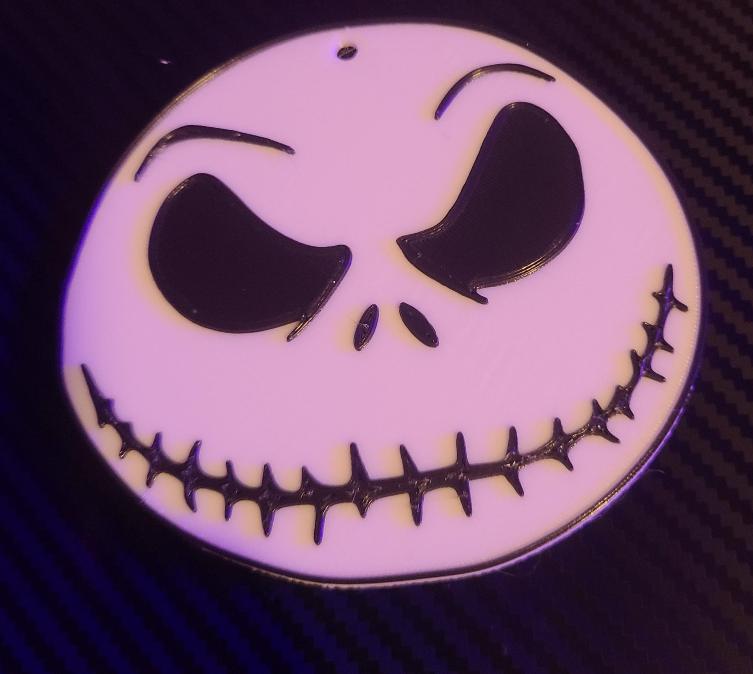 jack skelly face ornament.stl 3d model