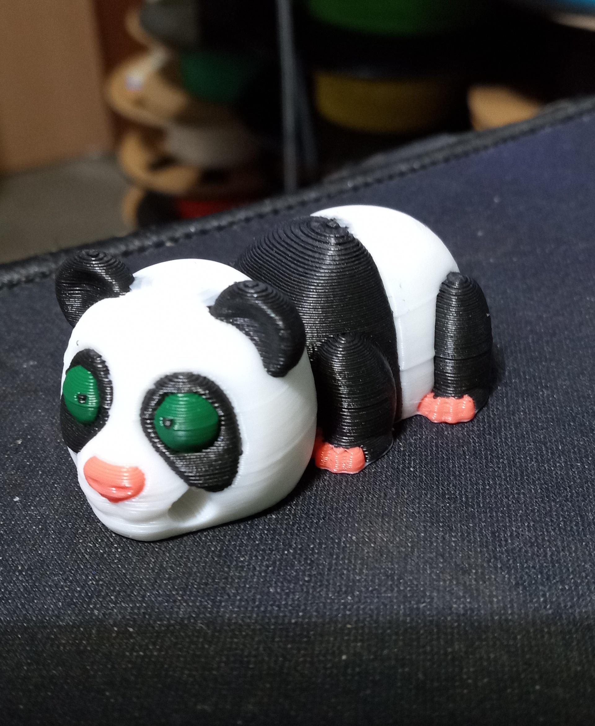 Panda Keychain 3d model