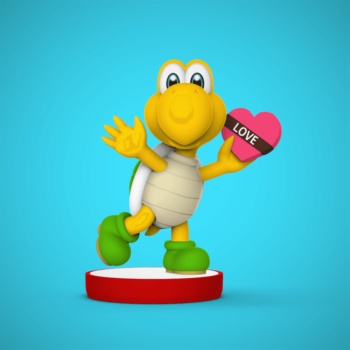 Koopa Love 3d model