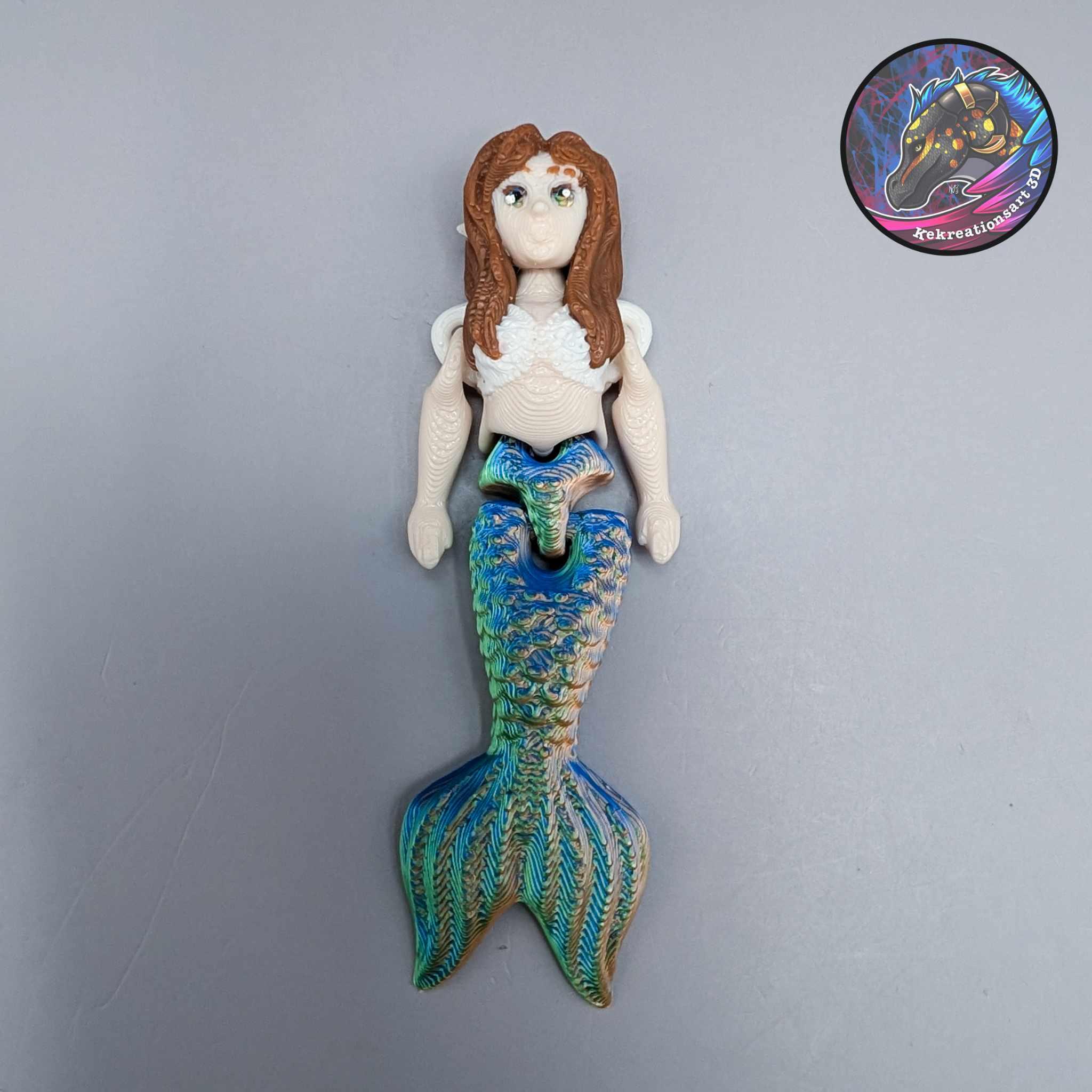 Flexi Tiny Mermaid and Mini Mermaid 3d model