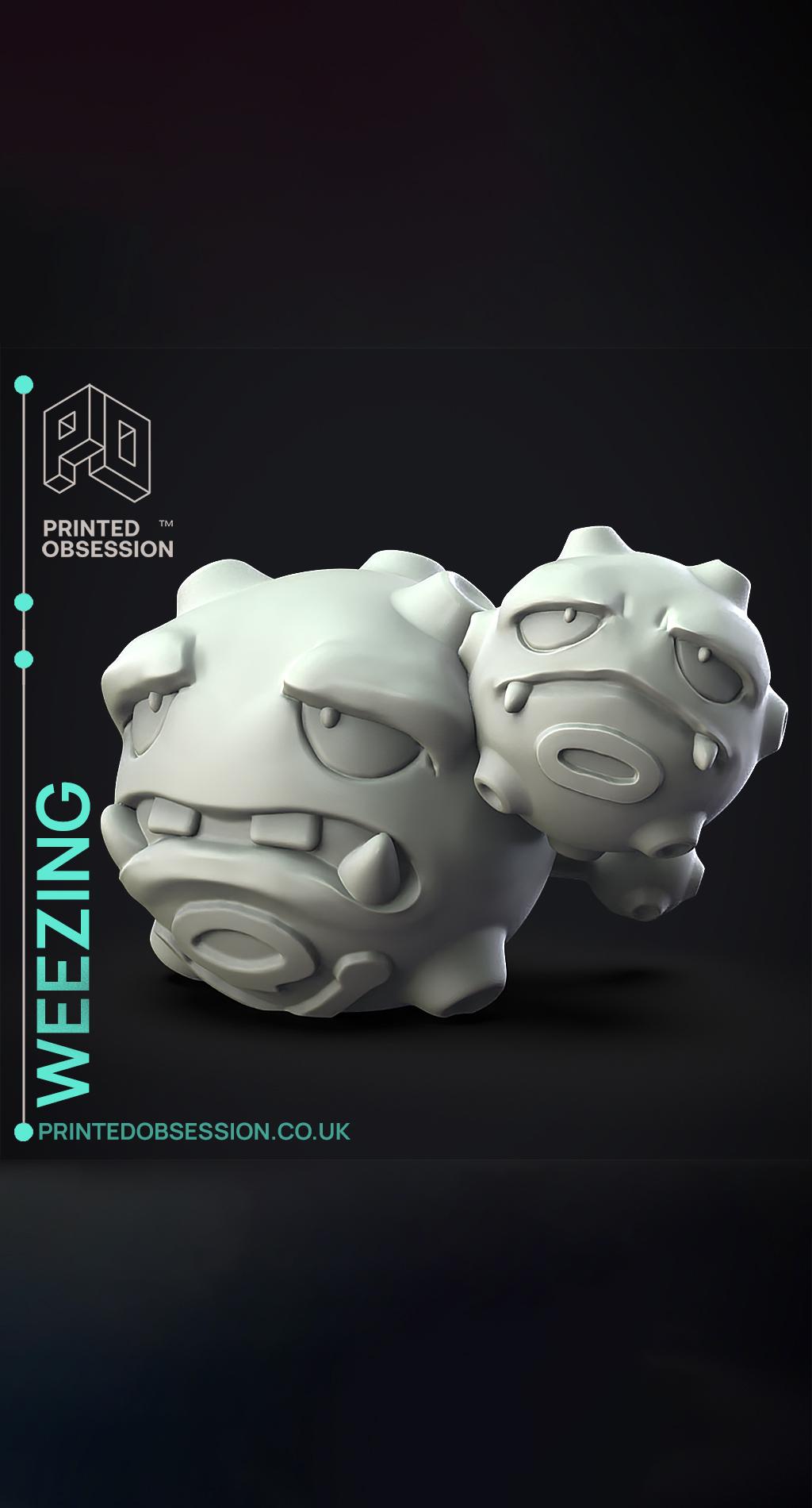 Weezing - Pokemon - Fan Art 3d model