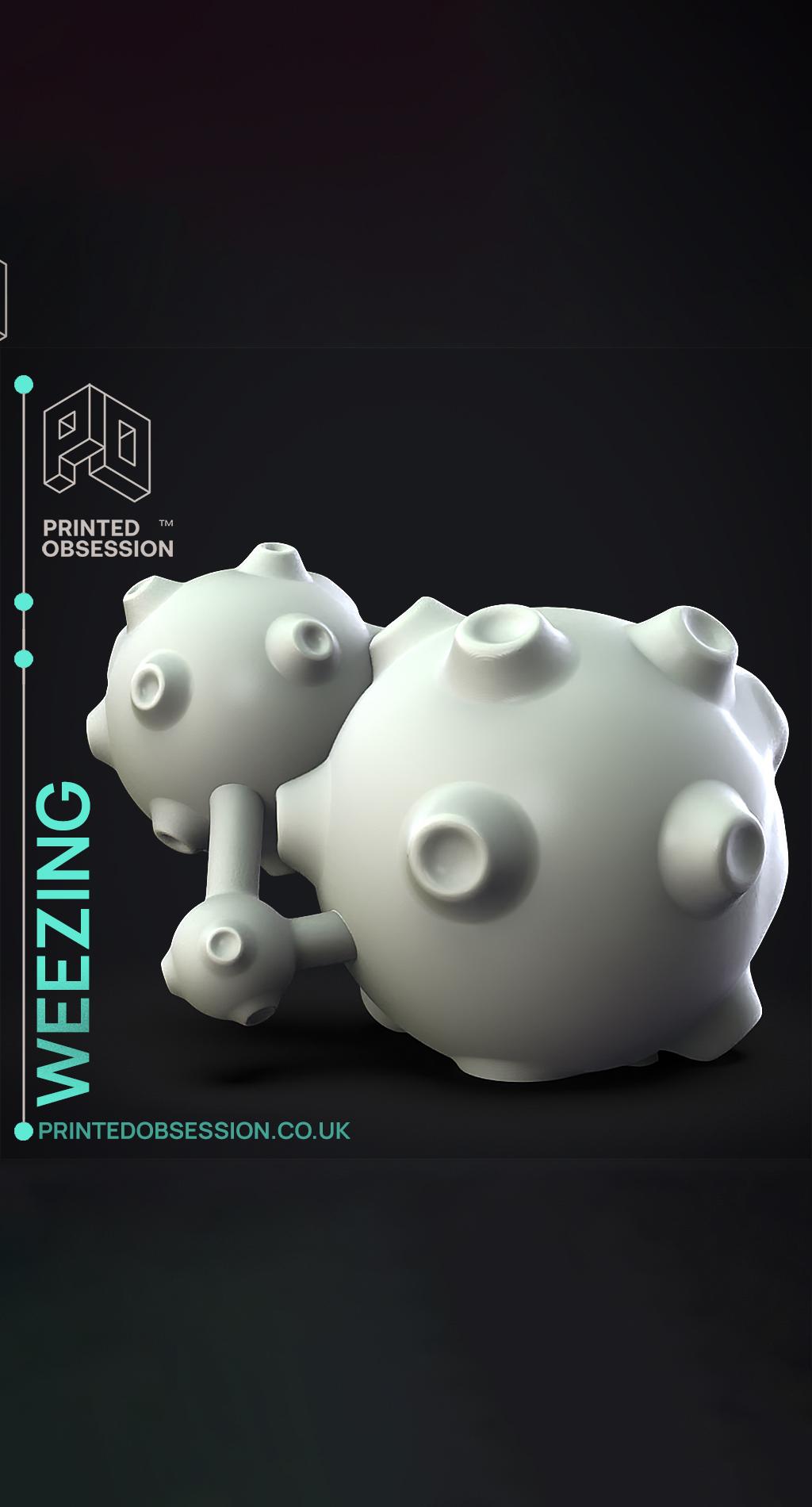 Weezing - Pokemon - Fan Art 3d model