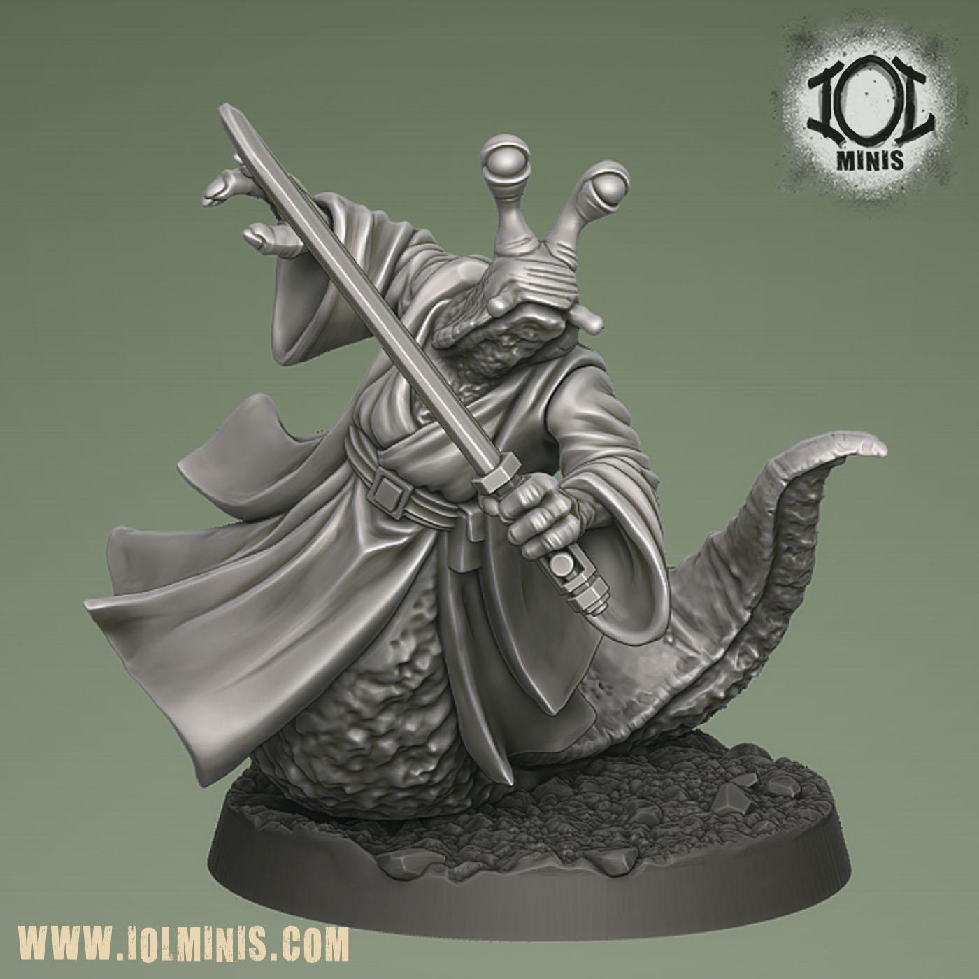 Spaceslug Zenmaster Sci-fi Miniature 3d model