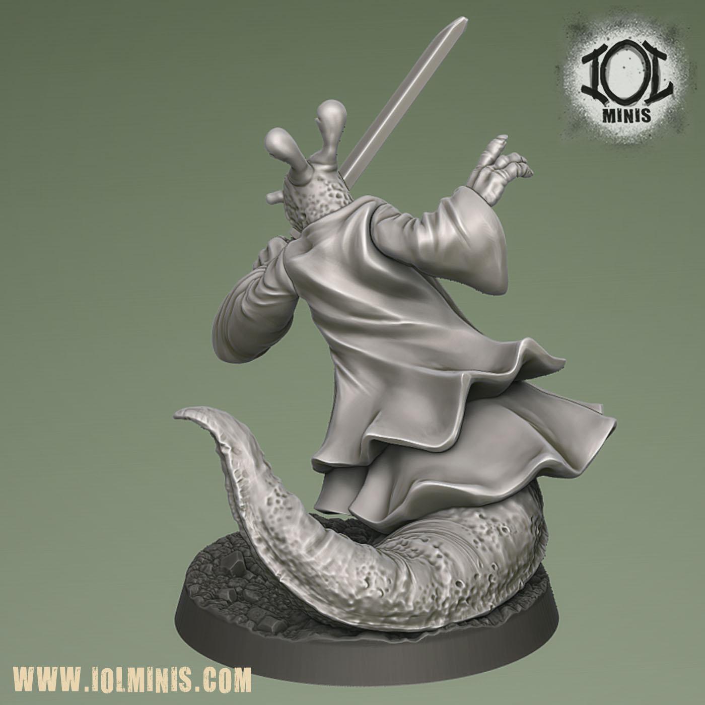 Spaceslug Zenmaster Sci-fi Miniature 3d model