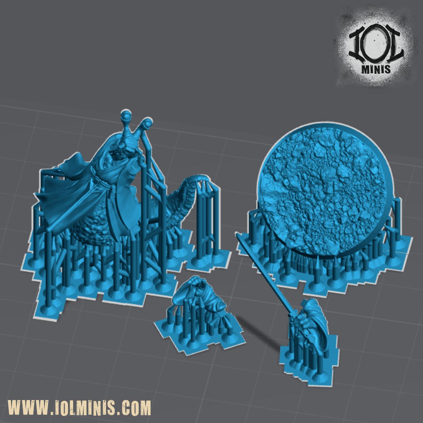 Spaceslug Zenmaster Sci-fi Miniature 3d model