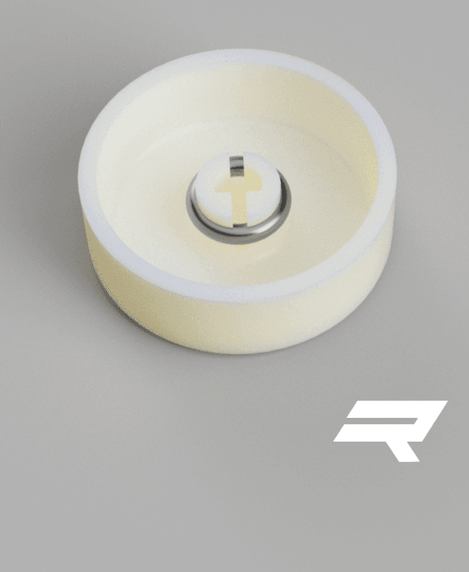 Cadet Thermostat Replacement Knob 3d model