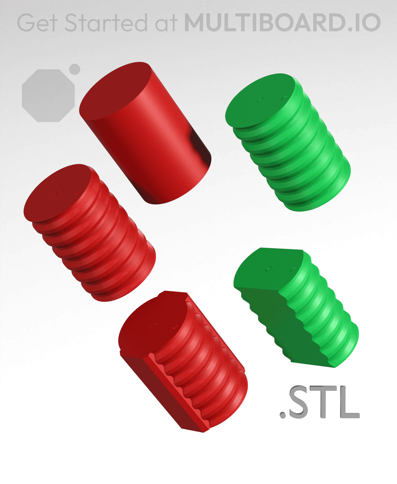 Mid Threads - STL Multiboard Remixing Files 3d model