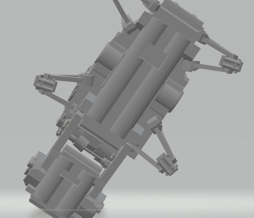 FHW: concept Junk Rocker Defense turret rockets (BoD) 3d model