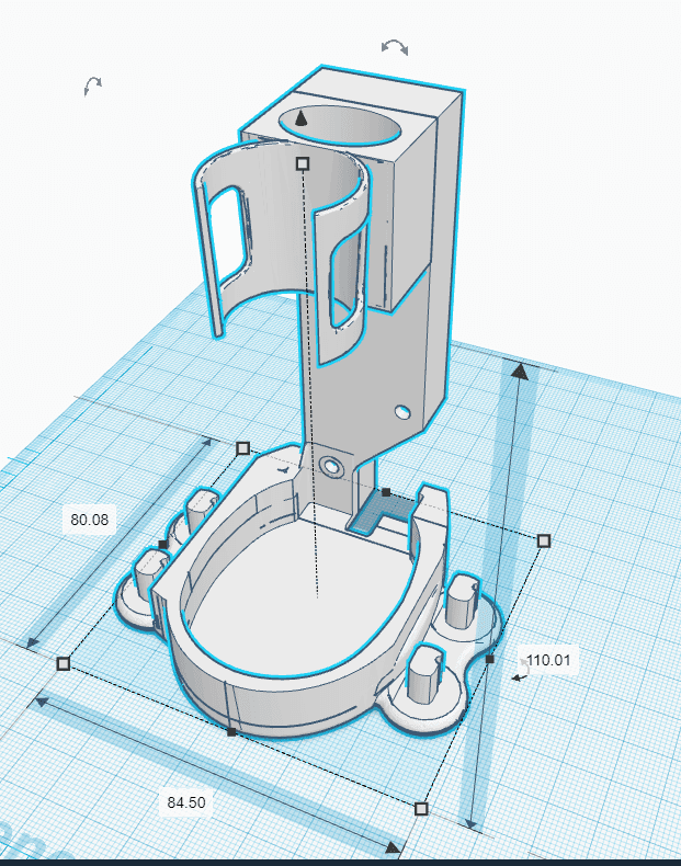 Oral-B Wandhalterung 3d model