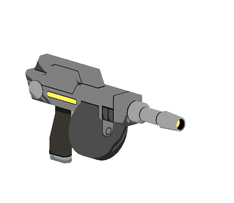 Machine Gun 3d model