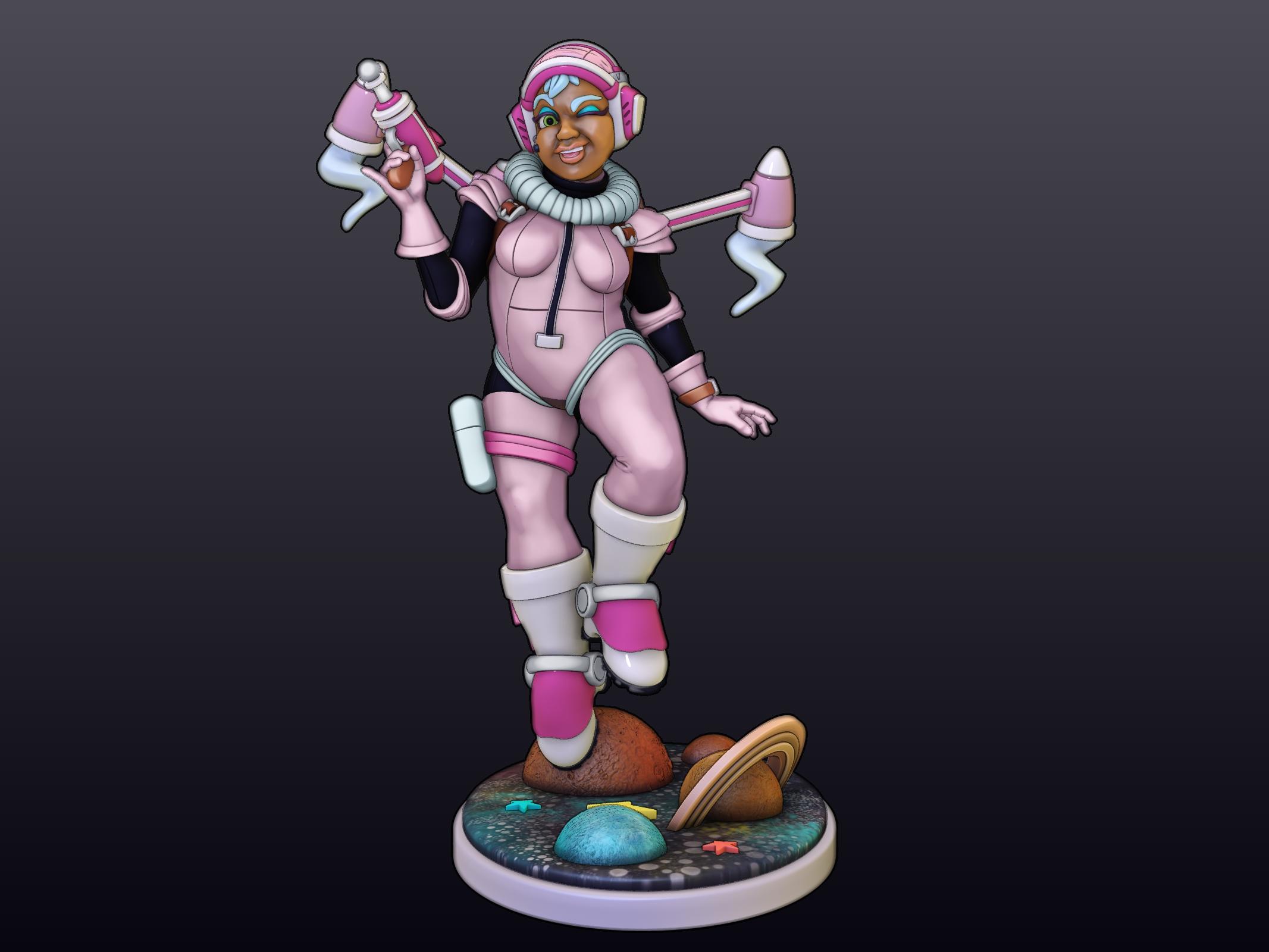 Space Gurl 3d model