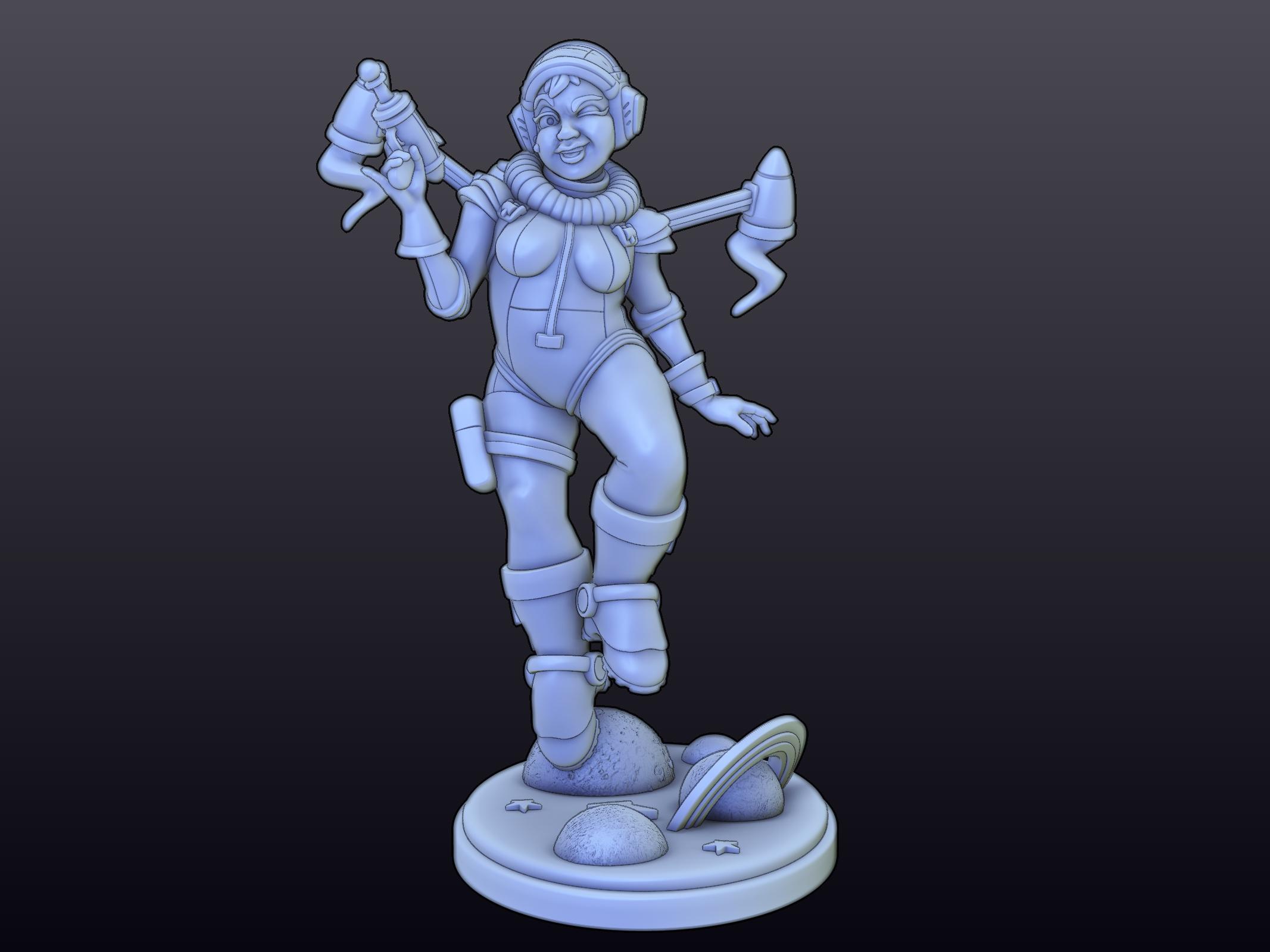 Space Gurl 3d model