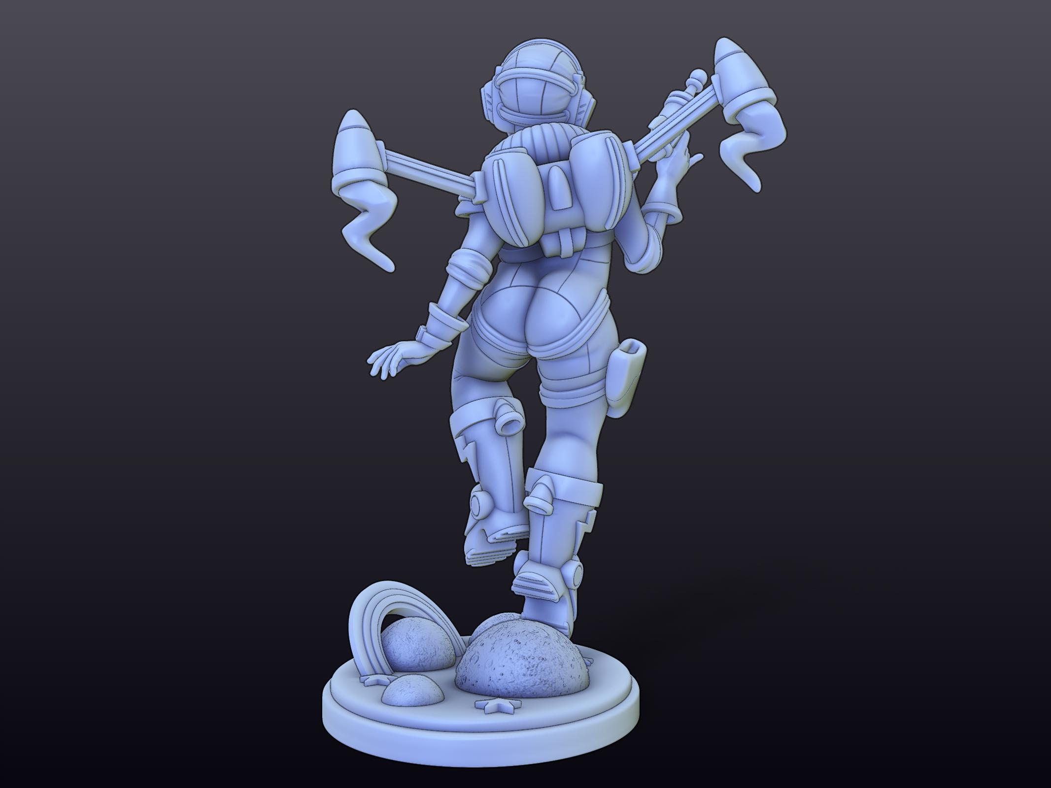 Space Gurl 3d model