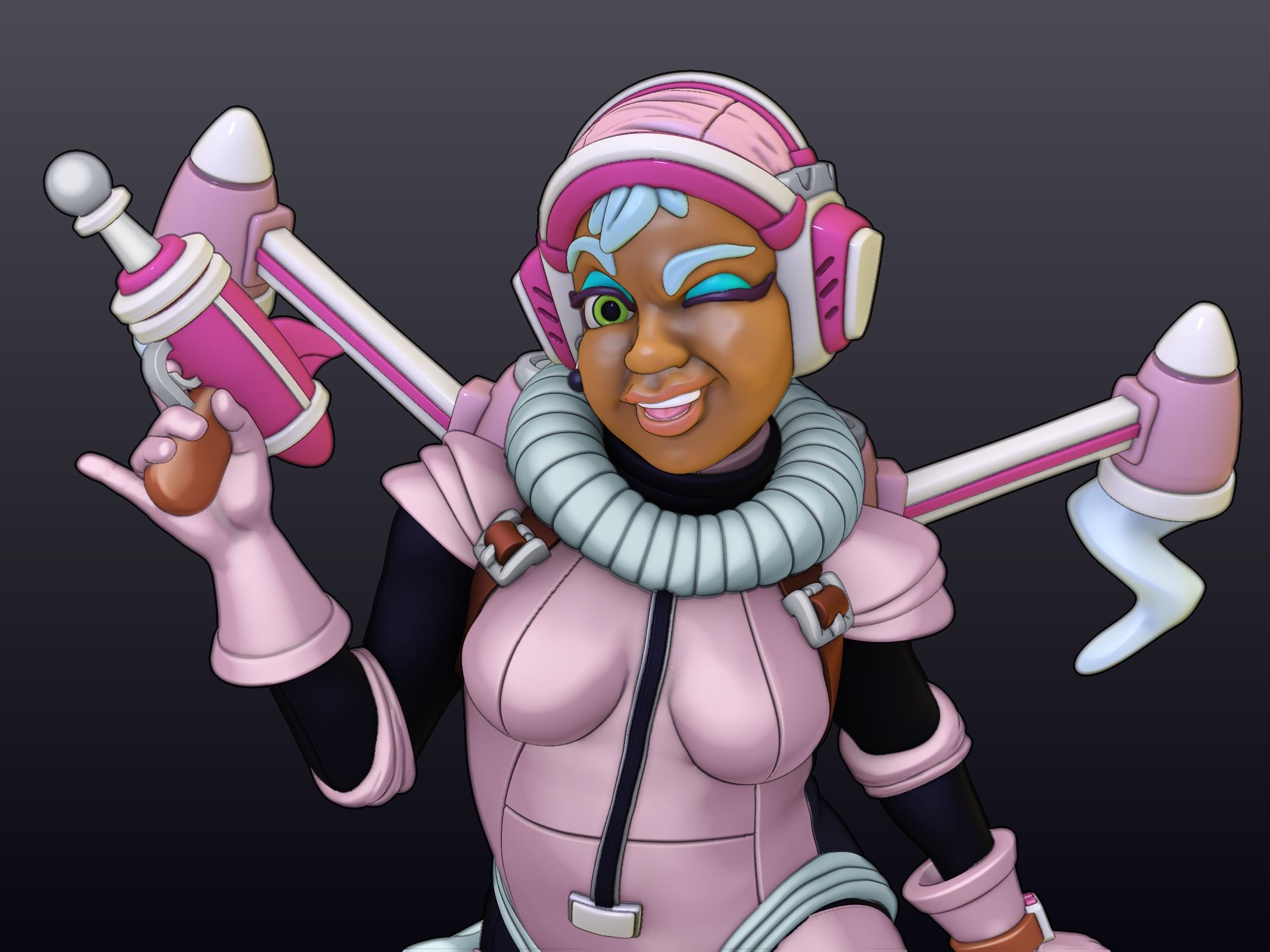 Space Gurl 3d model