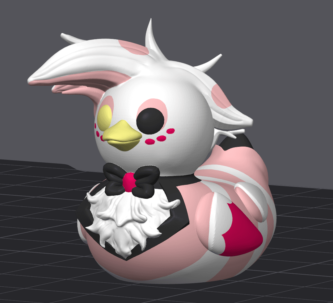 Angel Duck - Hazbin Hotel Rubber Ducky 3d model