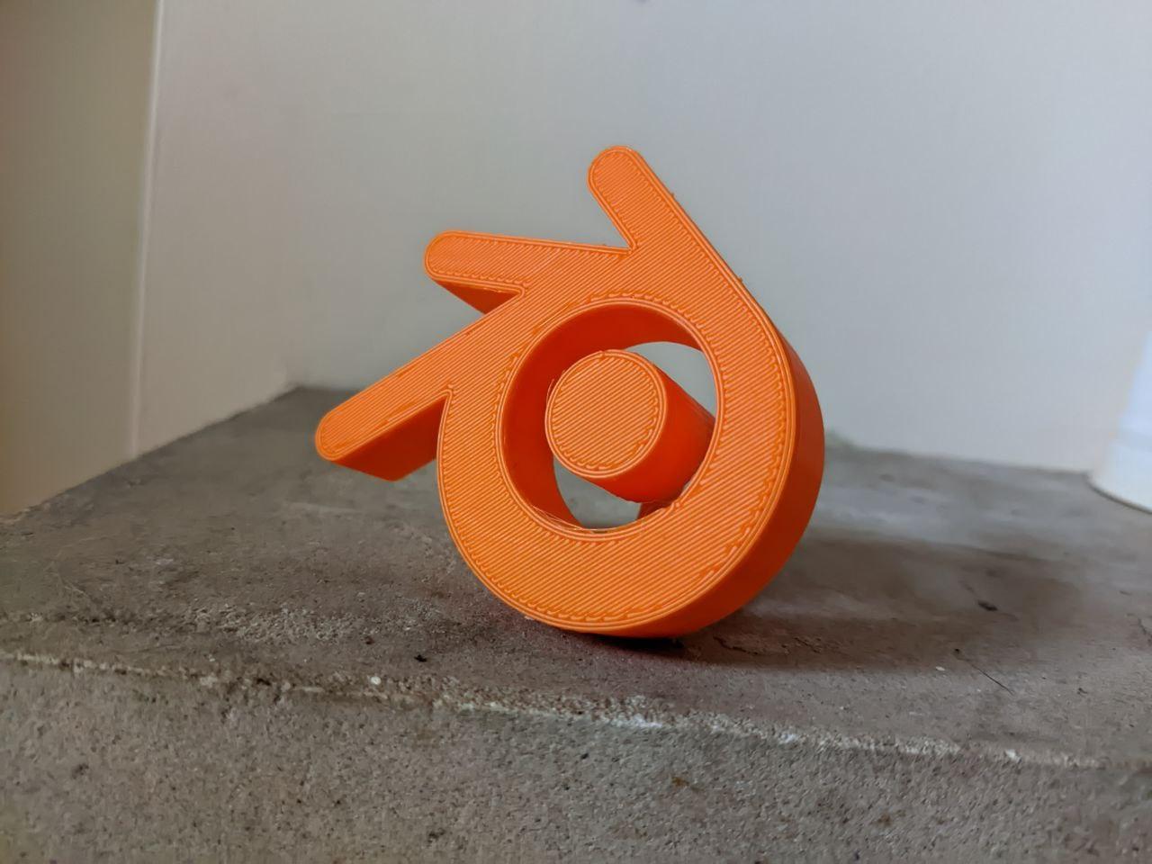 Blender Logo Figurine 3d model