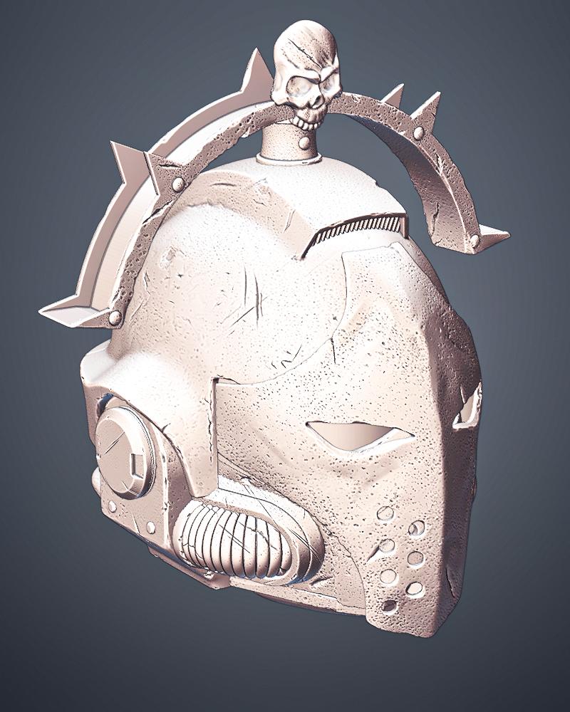 Space Marine Helmet - Tactical Relic 3d model