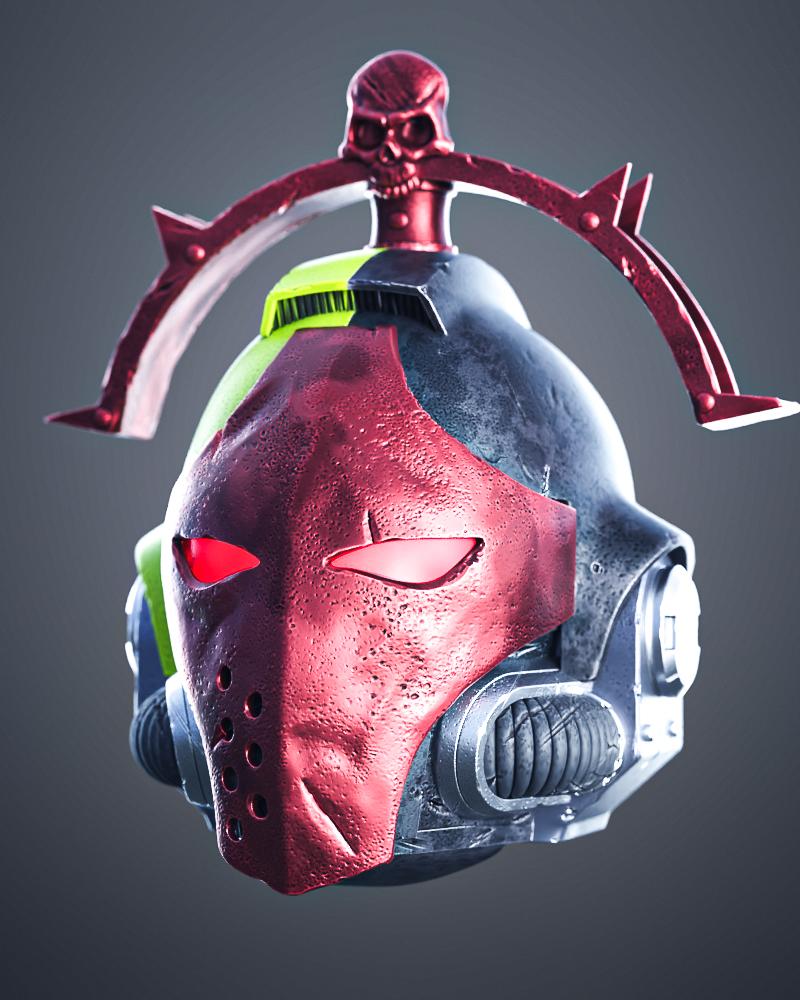 Space Marine Helmet - Tactical Relic 3d model