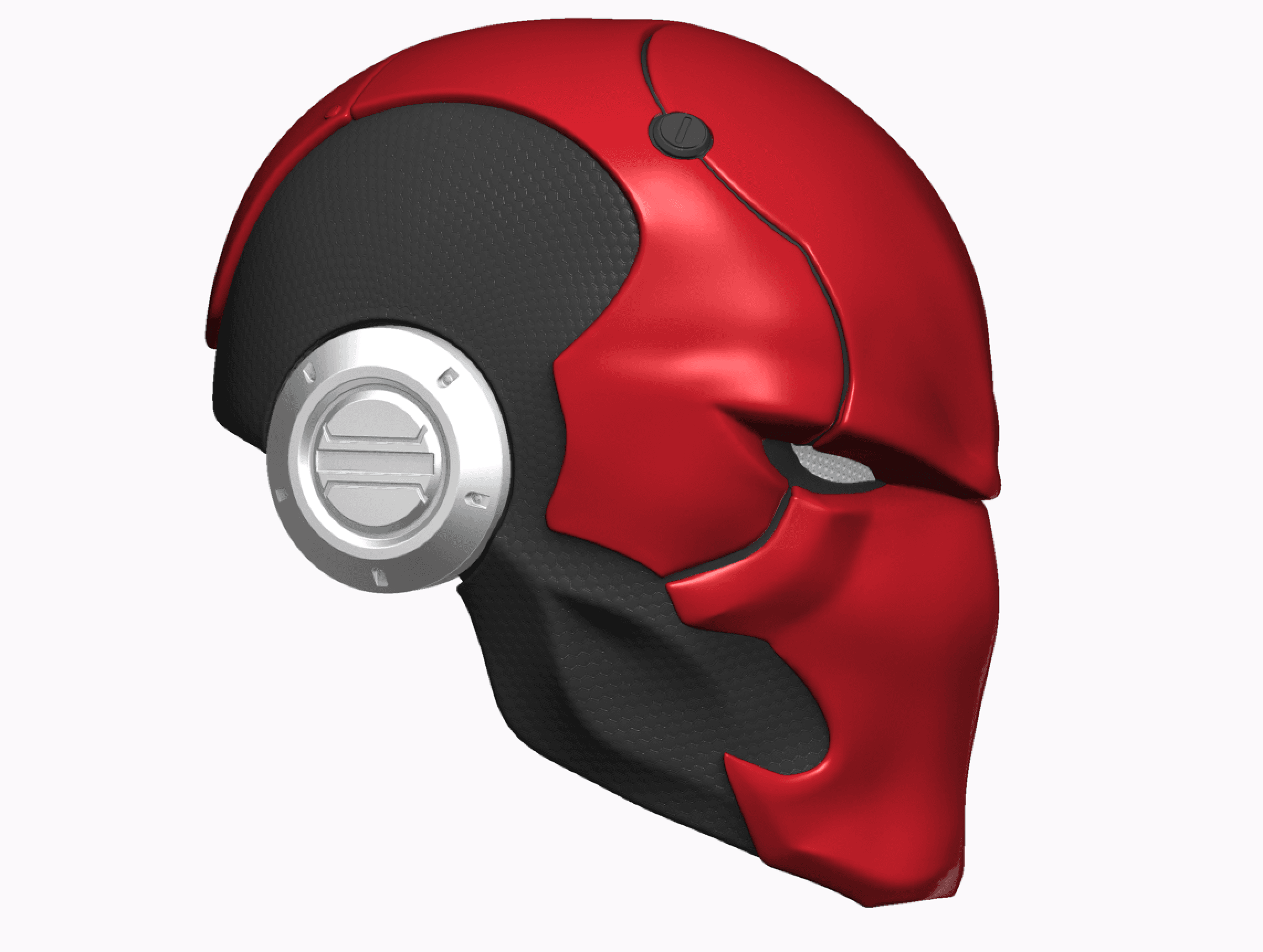 Red Ronin Red Hood Mask 3d model