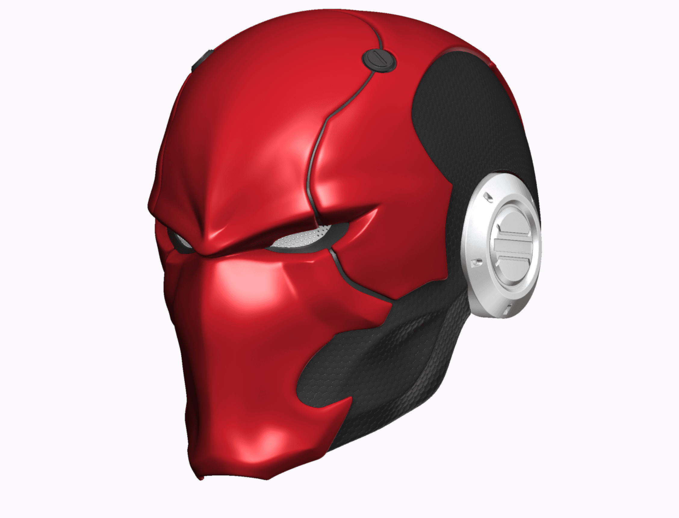 Red Ronin Red Hood Mask 3d model