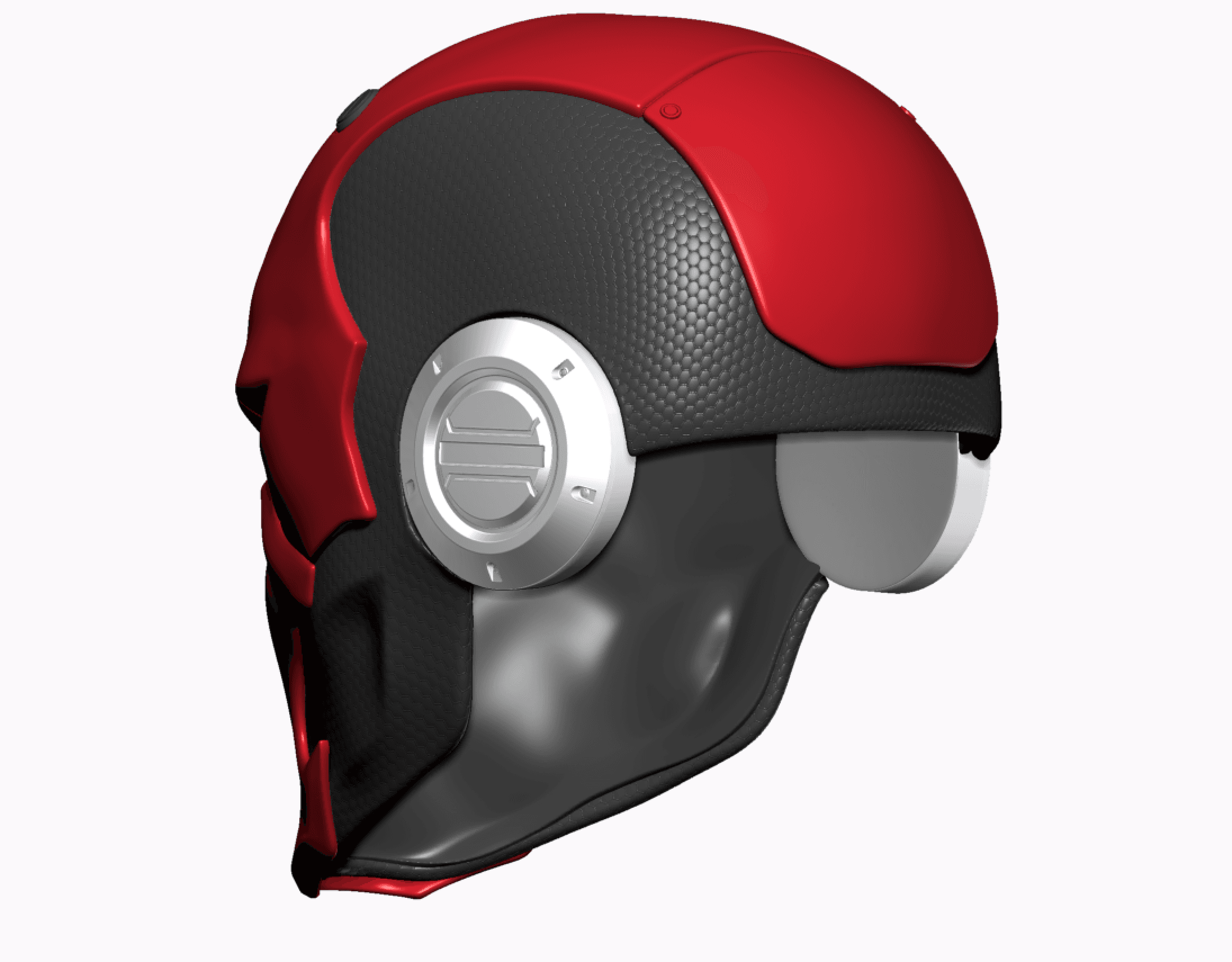 Red Ronin Red Hood Mask 3d model