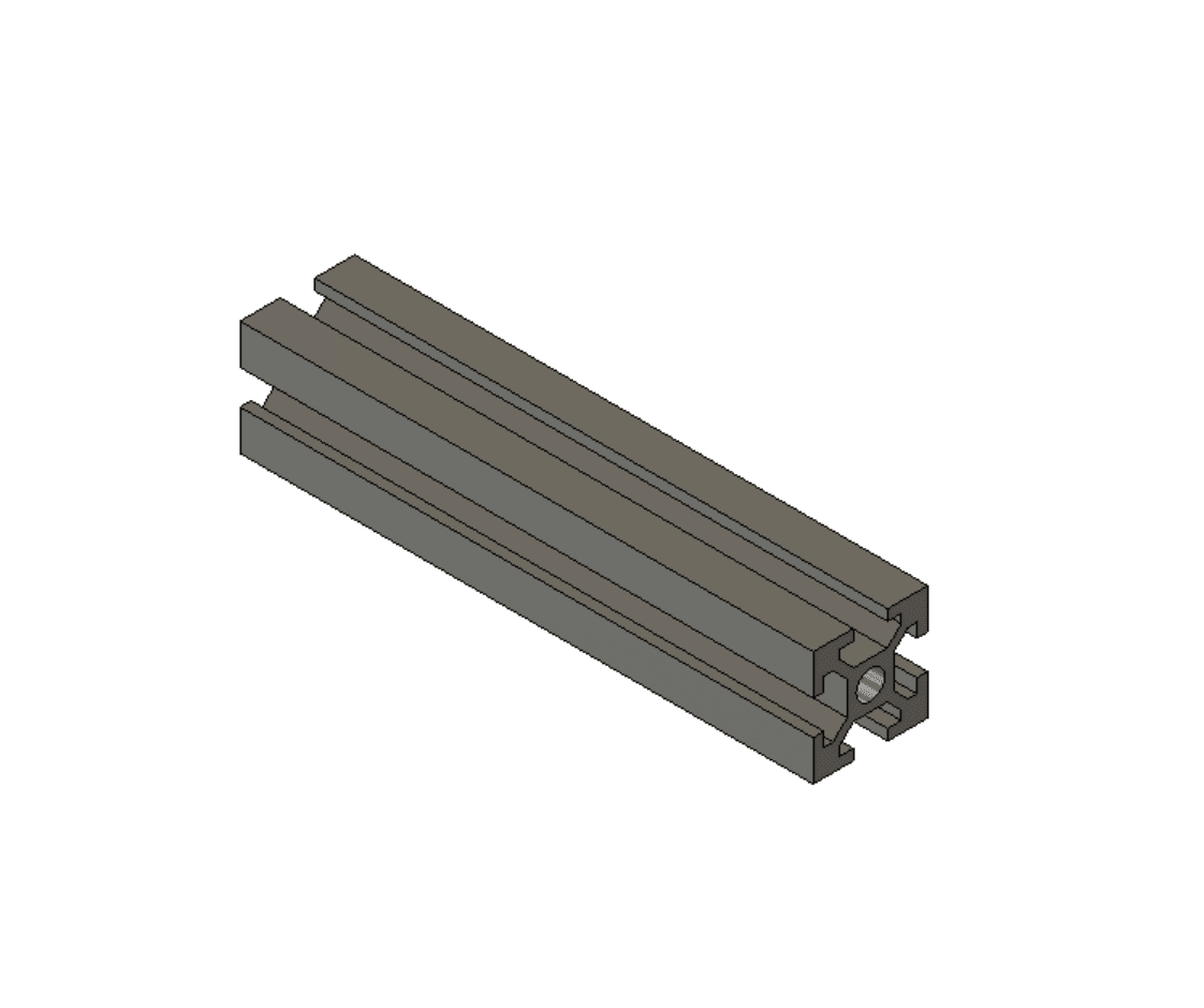 100 mm aluminium T-Slot section.stl 3d model