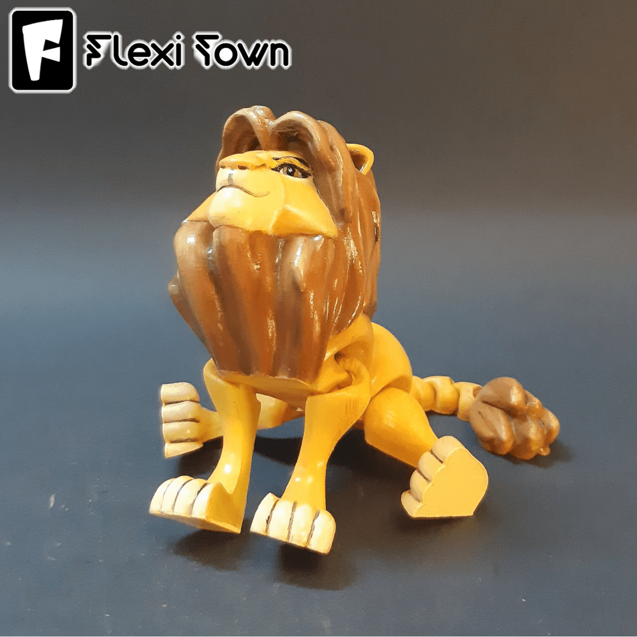 Flexi Print-in-Place Lion, The Lion King, Simba 3d model