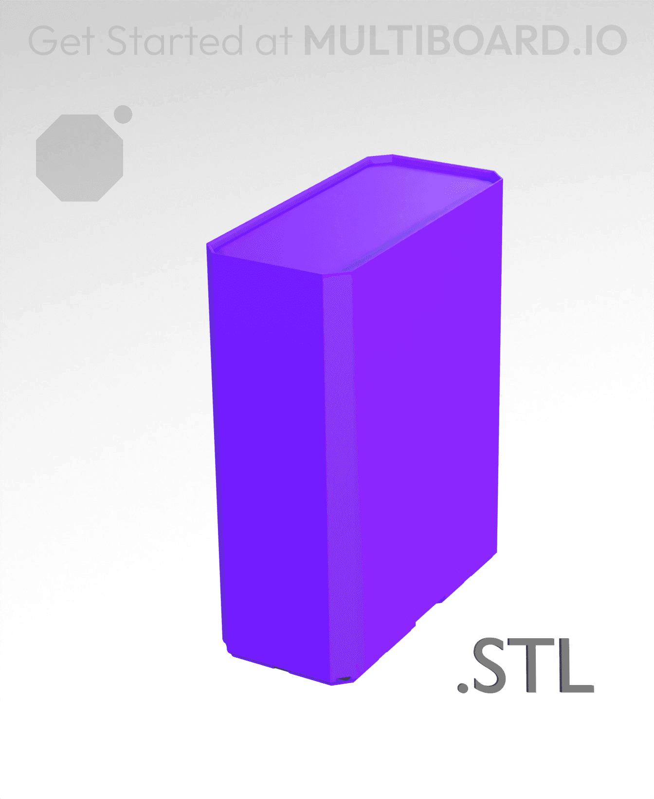 1x2x2·5 - Multibin Insert - STL Remixing File 3d model