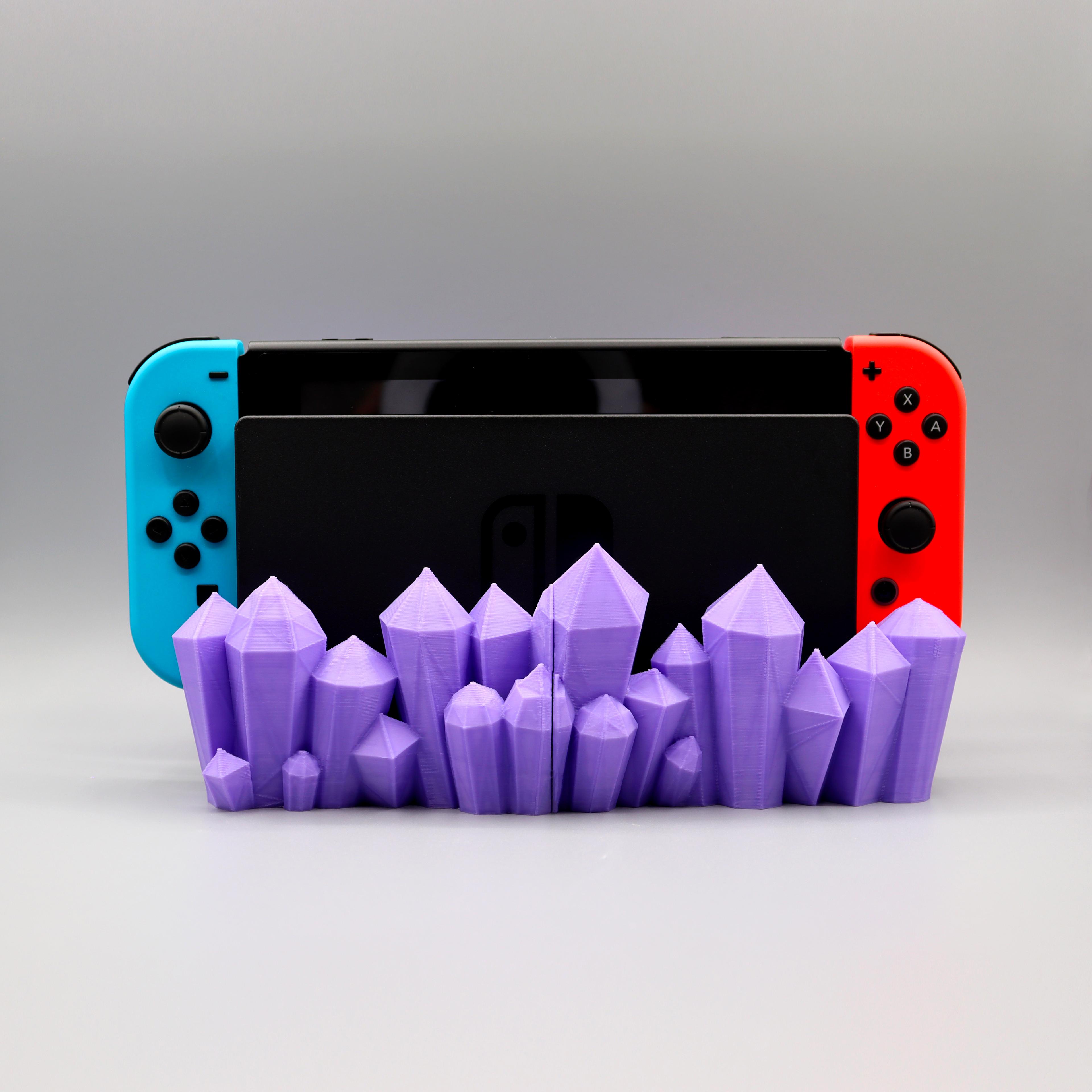 Crystal Nintendo switch dock 3d model