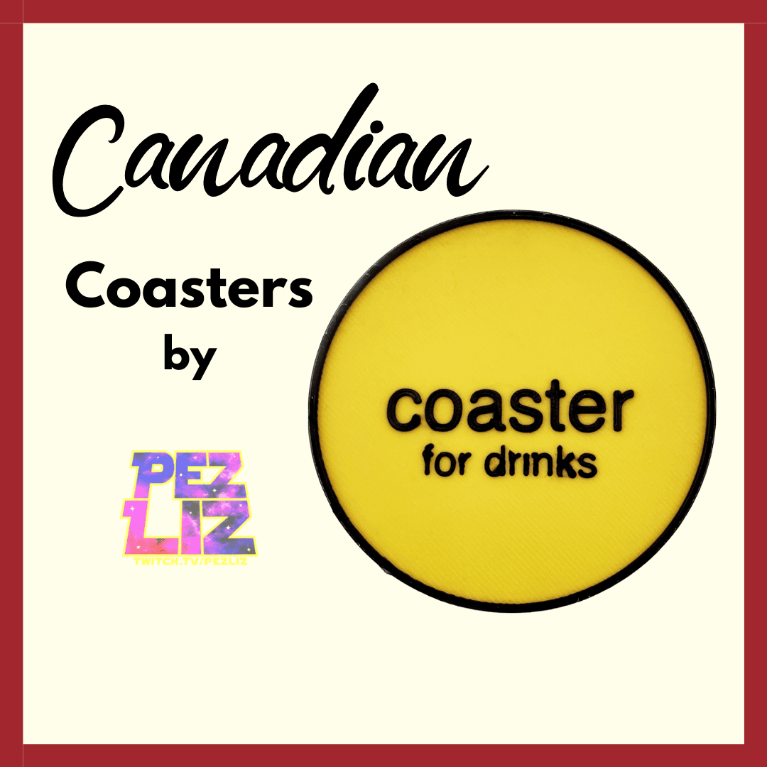 Canada Coaster for Drinks.stl 3d model