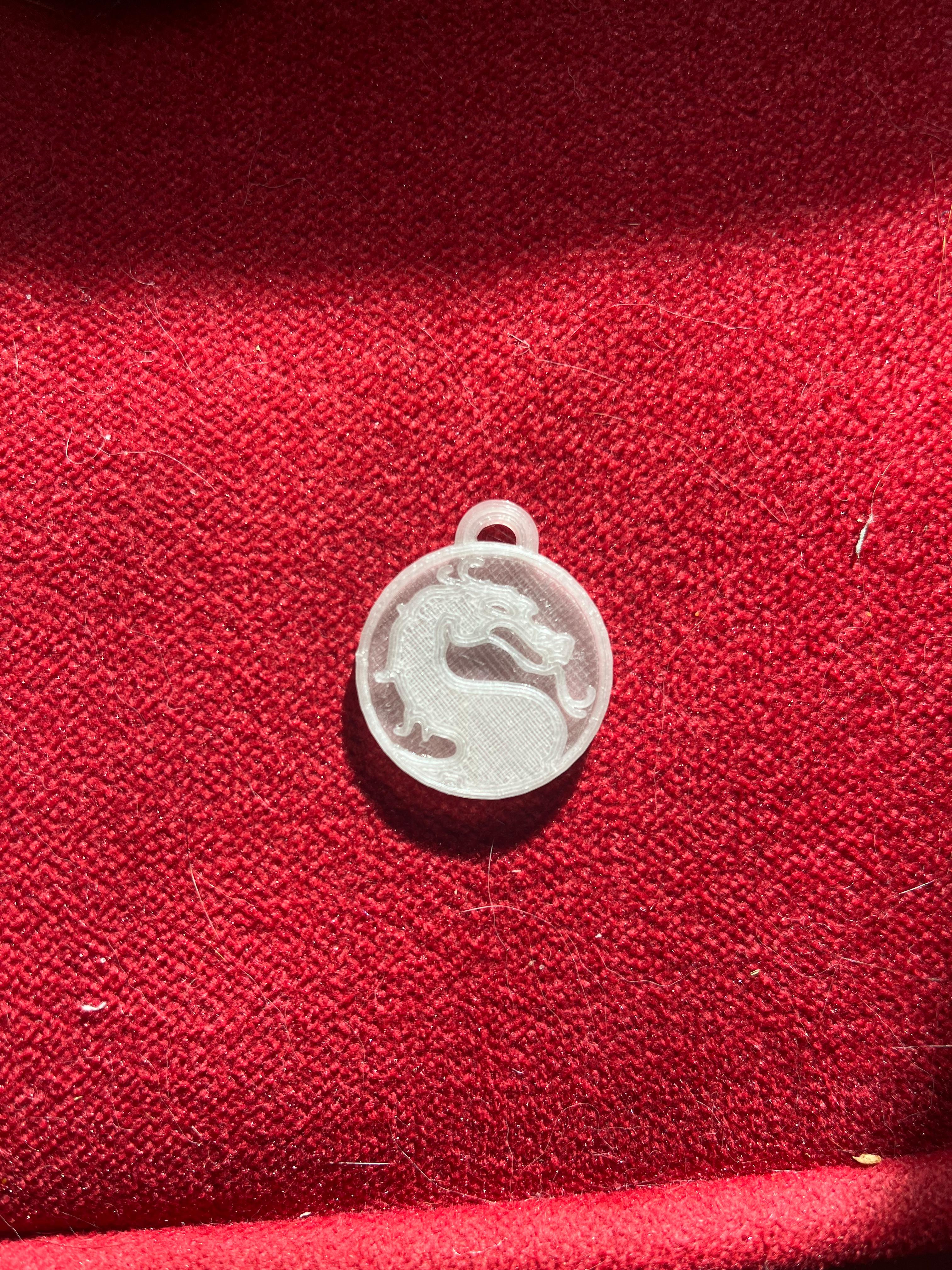 mortal kombat keychain  3d model