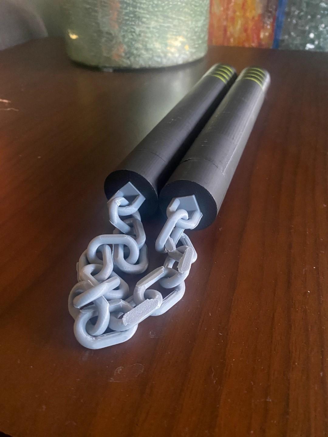 The Lightsaber Nunchucks 3d model