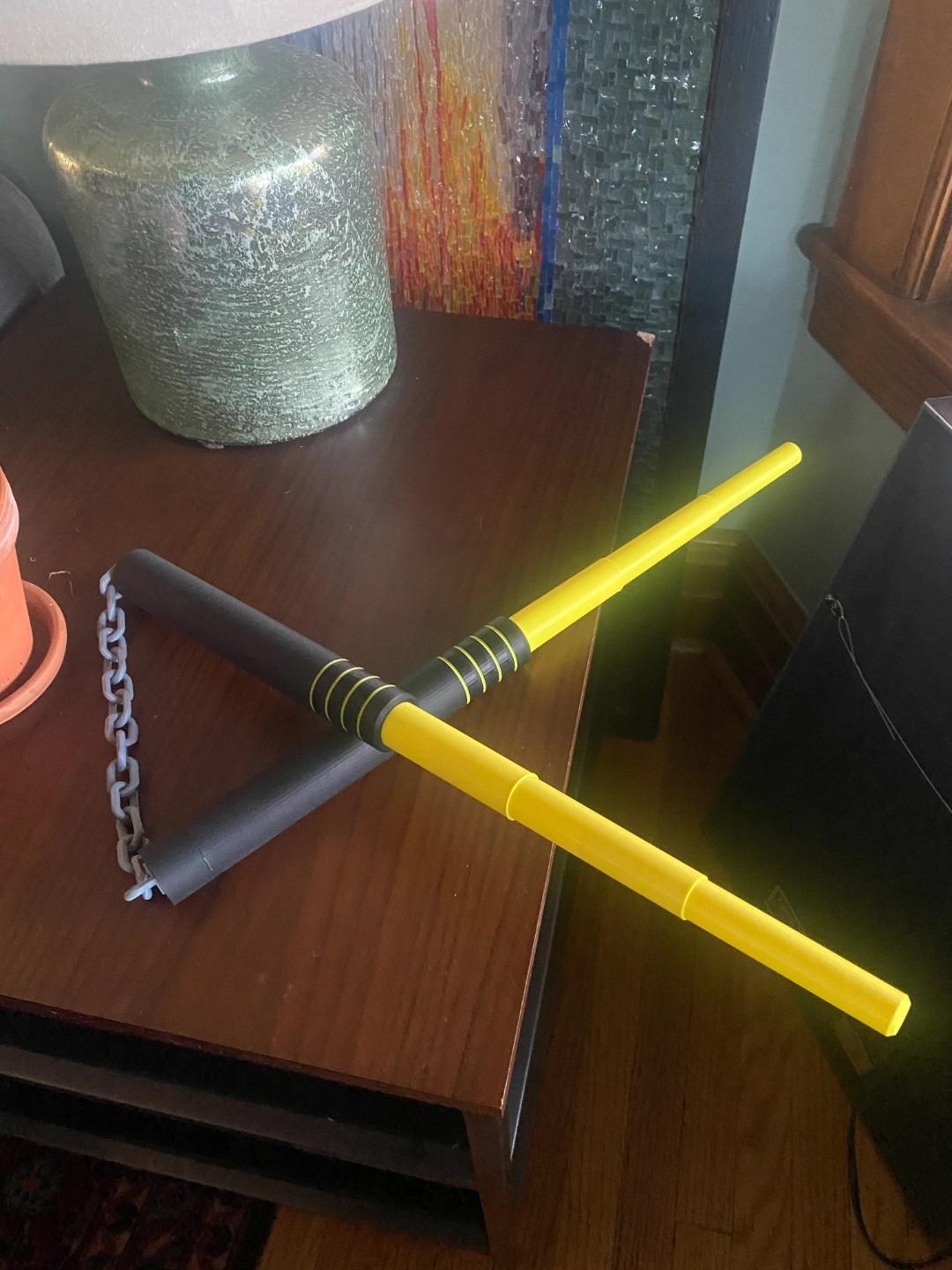 The Lightsaber Nunchucks 3d model