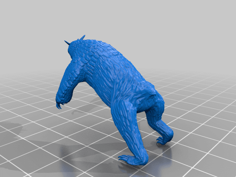 Owlbear through the ages- Pathfinder 3d model