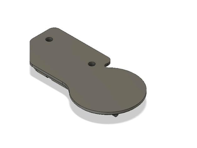 Paramotor Throttle - TTO + Mirror Holder 3d model