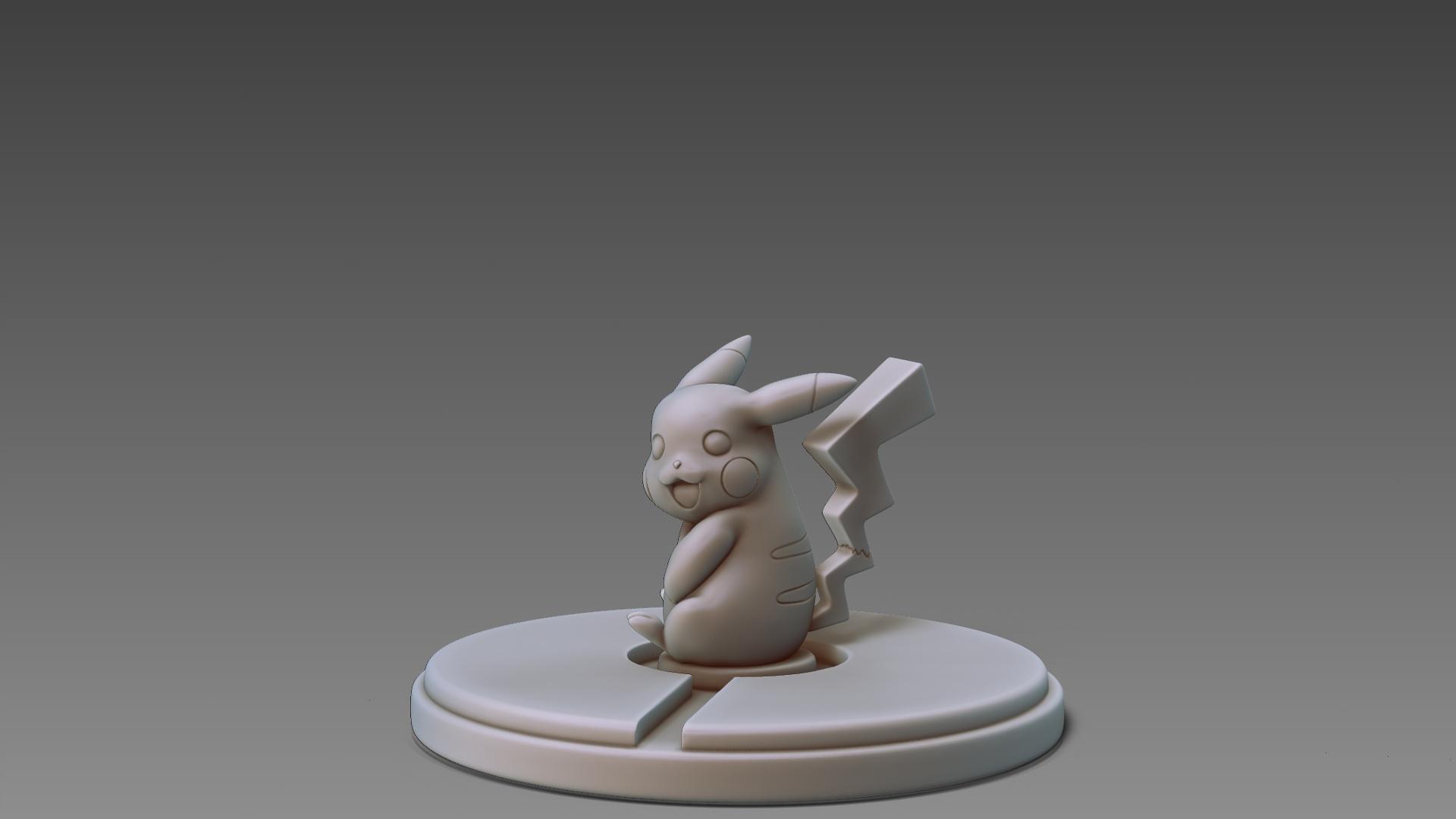 Pikachu-Desk Companion 3d model