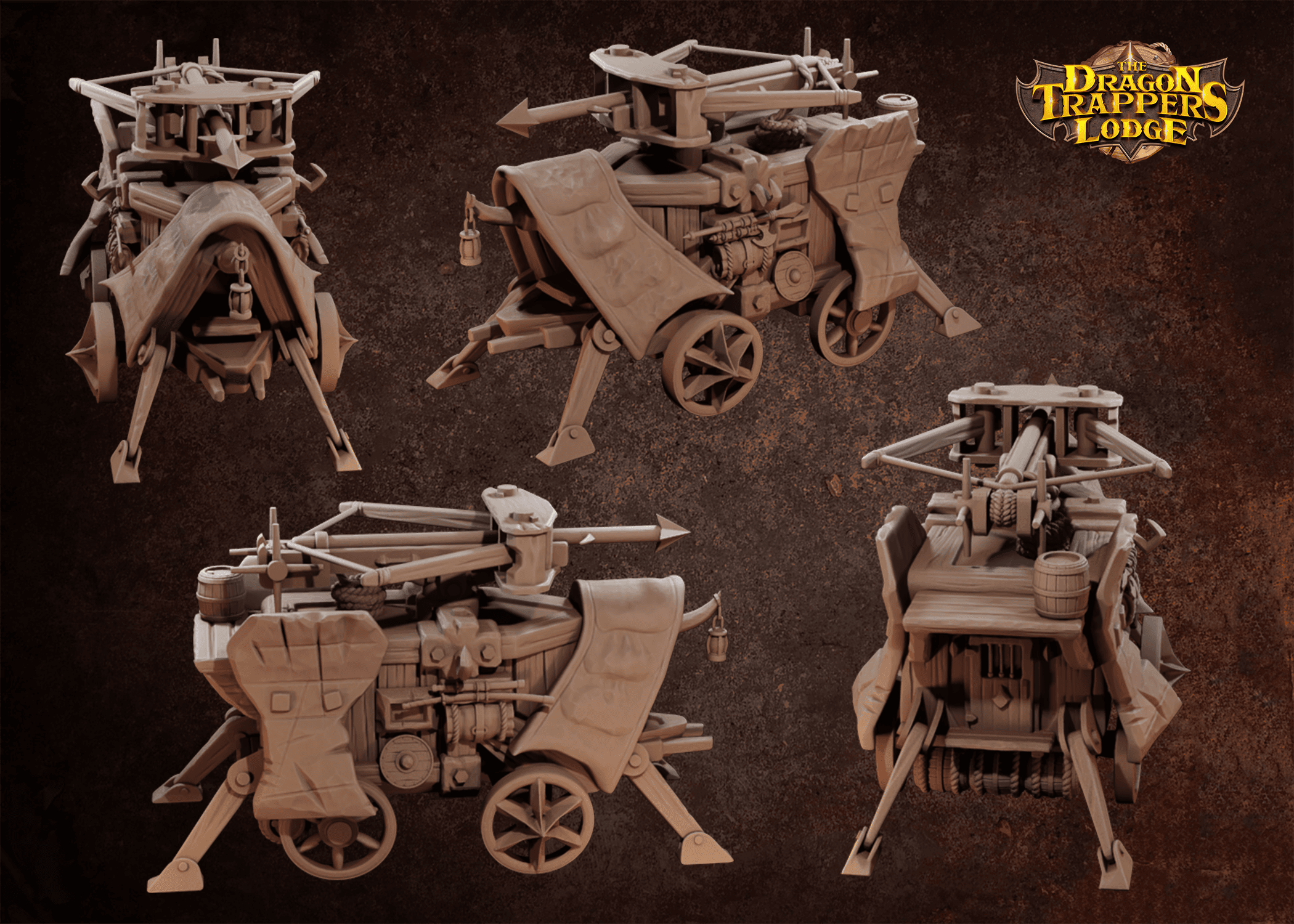  The Balistae Wagon 3d model