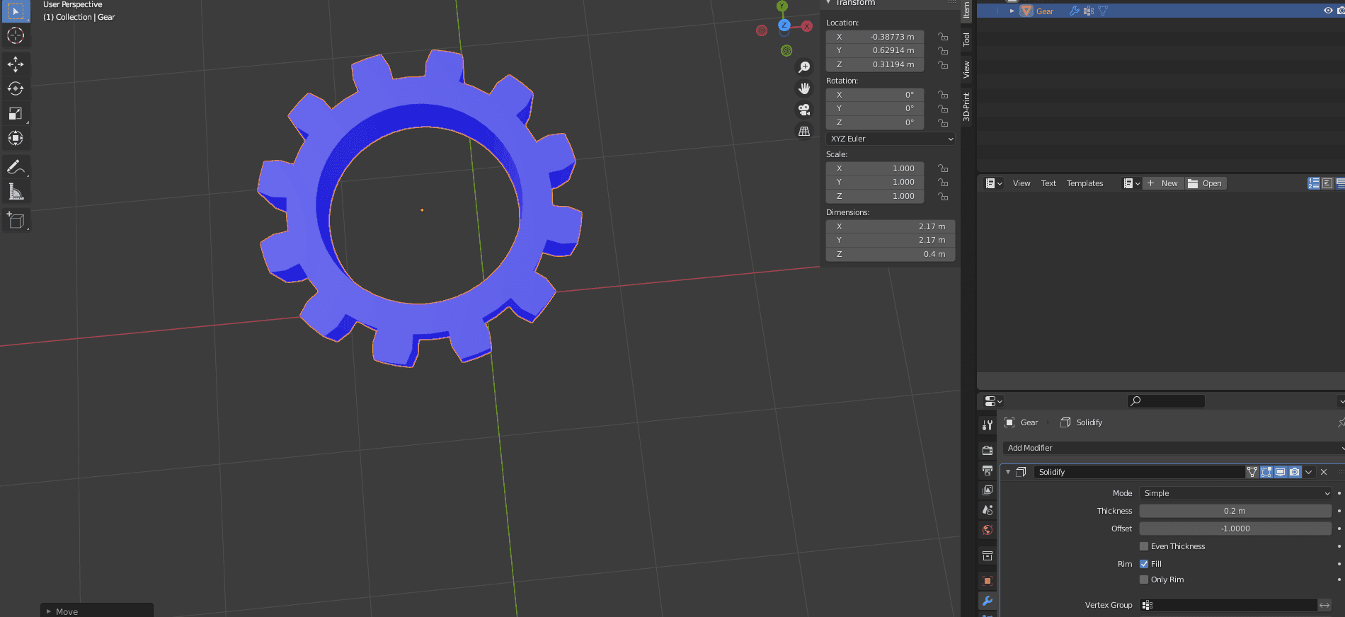 gear.stl 3d model