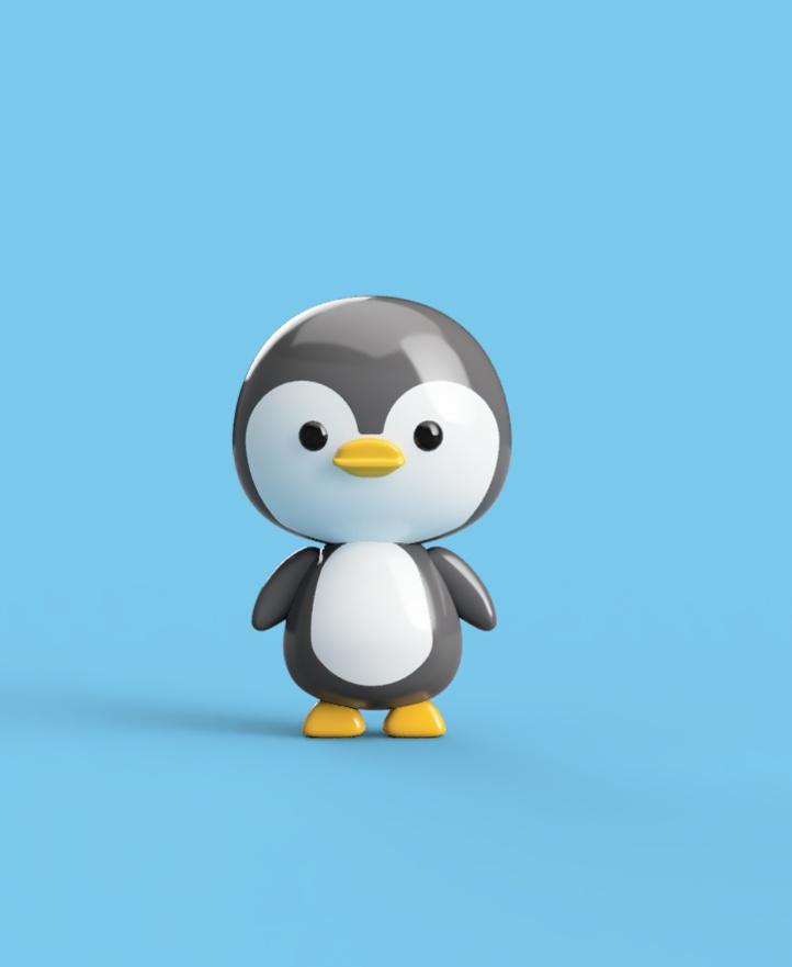 Penguin 3d model